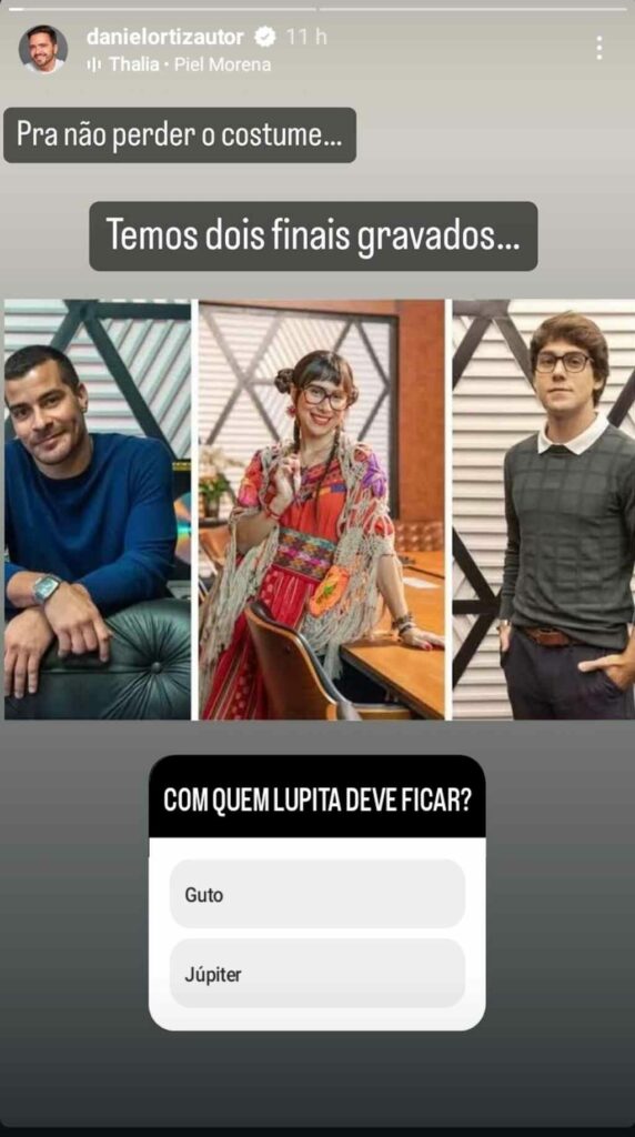 Enquete de Daniel Ortiz - (Foto: Reprodução das Redes Sociais) final família é tudo