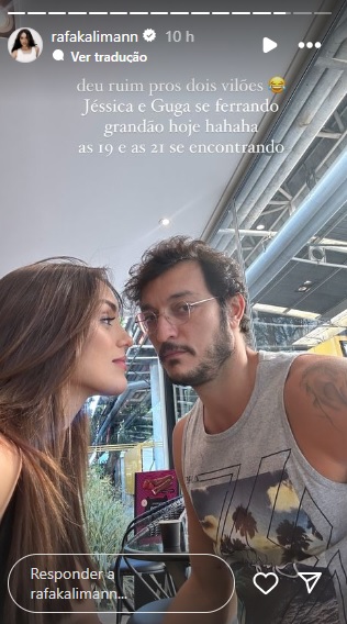 Rafa Kalimann e o namorado - (Foto: Reprodução das Redes Sociais)