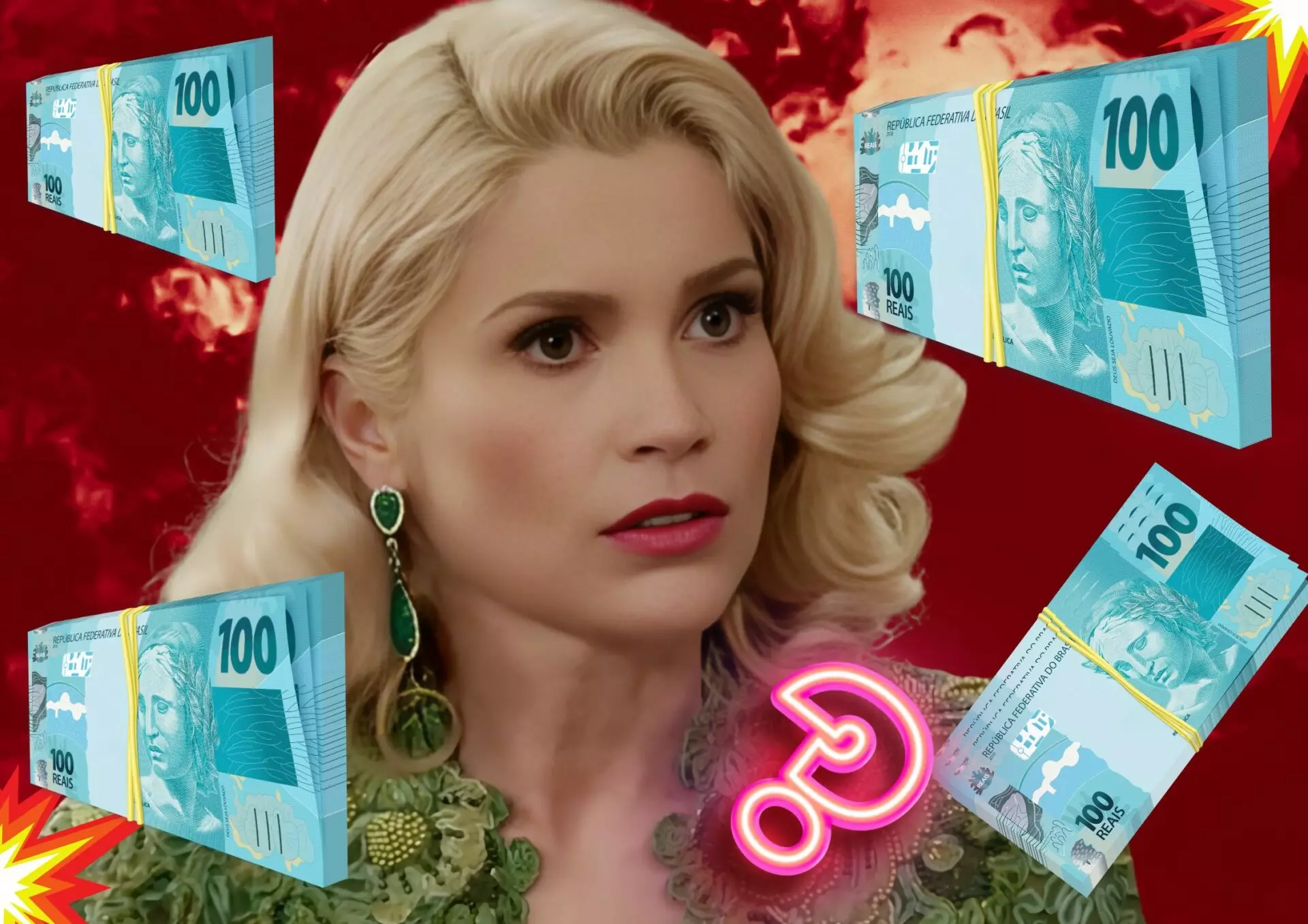 Sandra (Flávia Alessandra) em Êta Mundo Bom!
