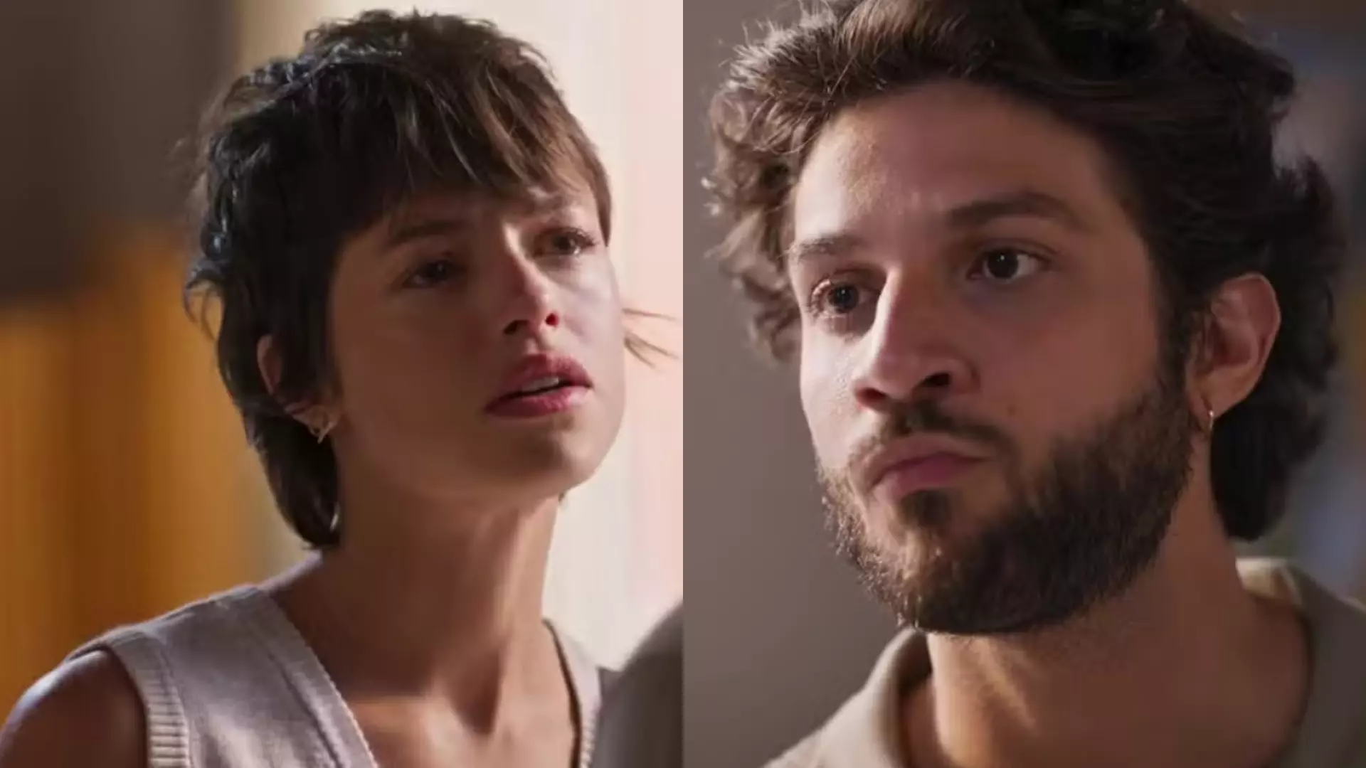 Luma (Agatha Moreira) e Mavi (Chay Suede) de Mania de Você