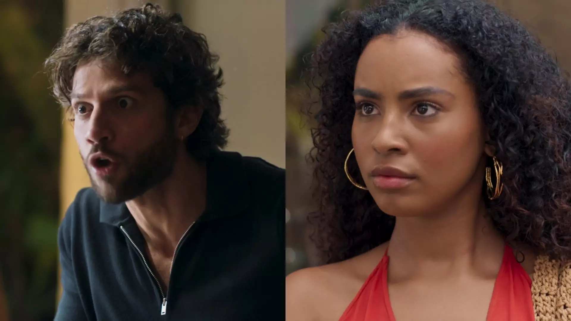 Mavi (Chay Suede) e Viola (Gabz) de Mania de Você