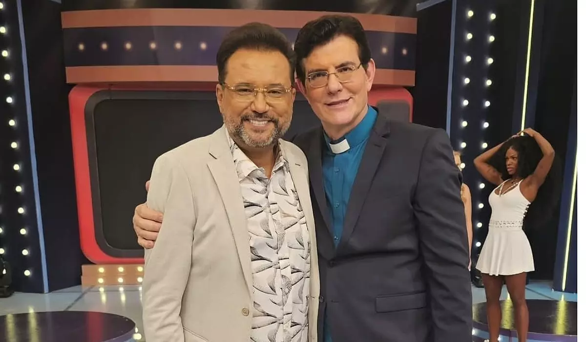 Padre Reginaldo Manzotti e Geraldo Luís