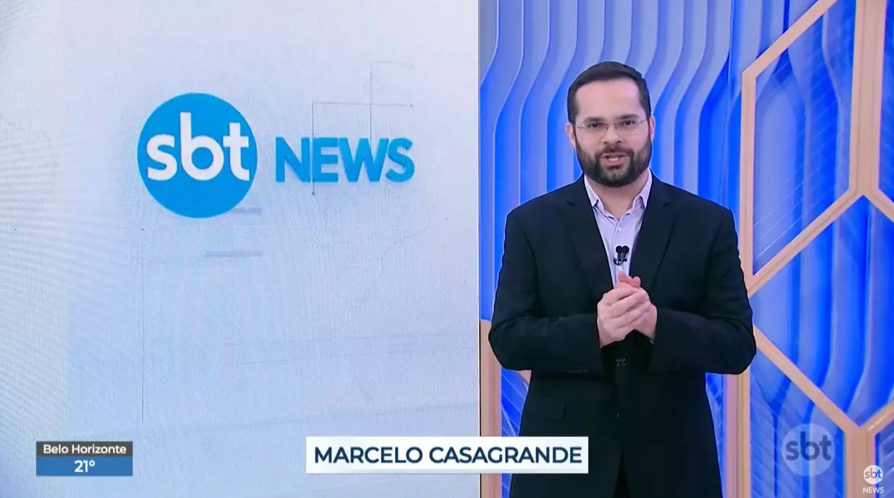 Marcelo Casagrande no SBT News