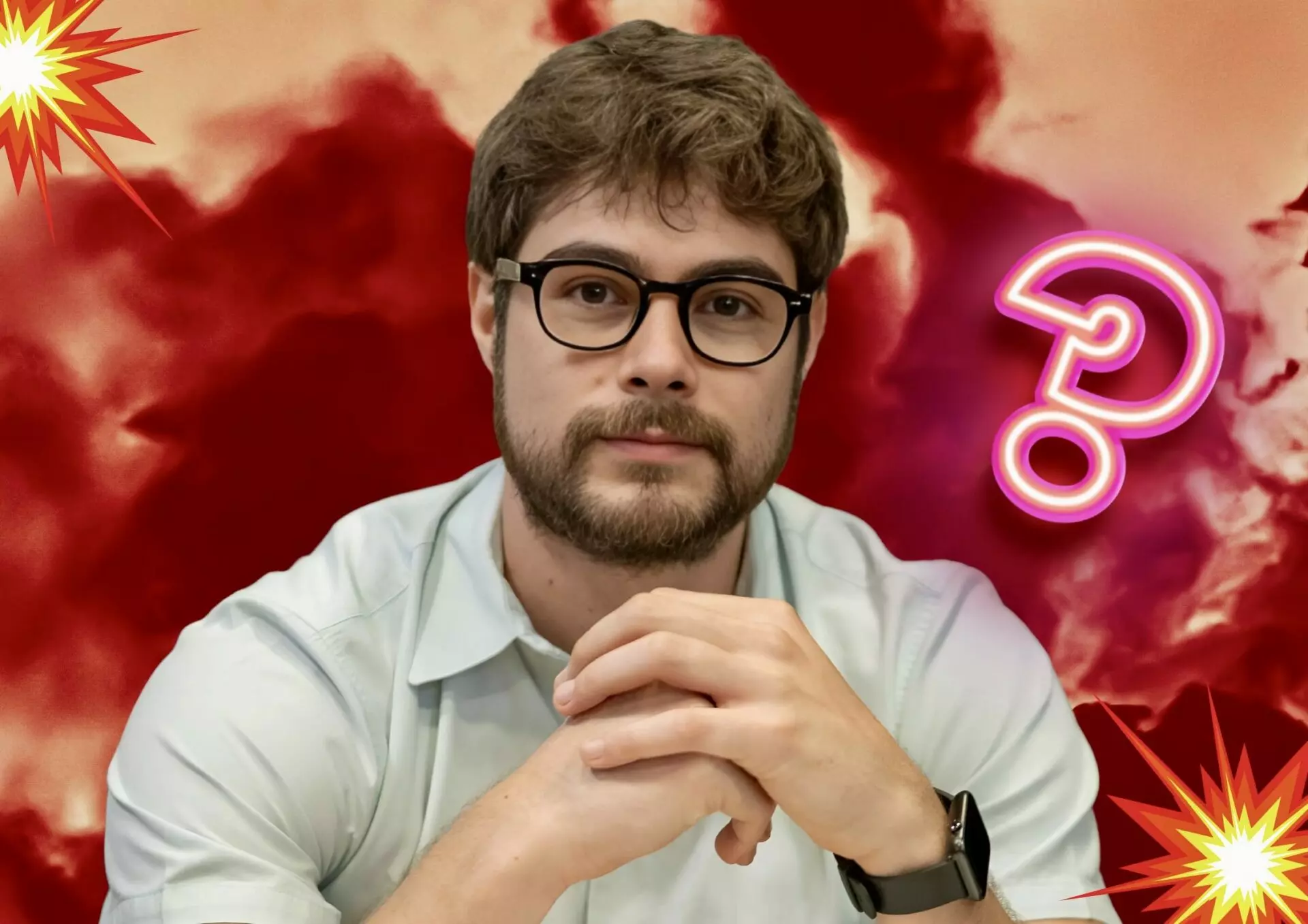 Rafael Vitti nos bastidores da Globo