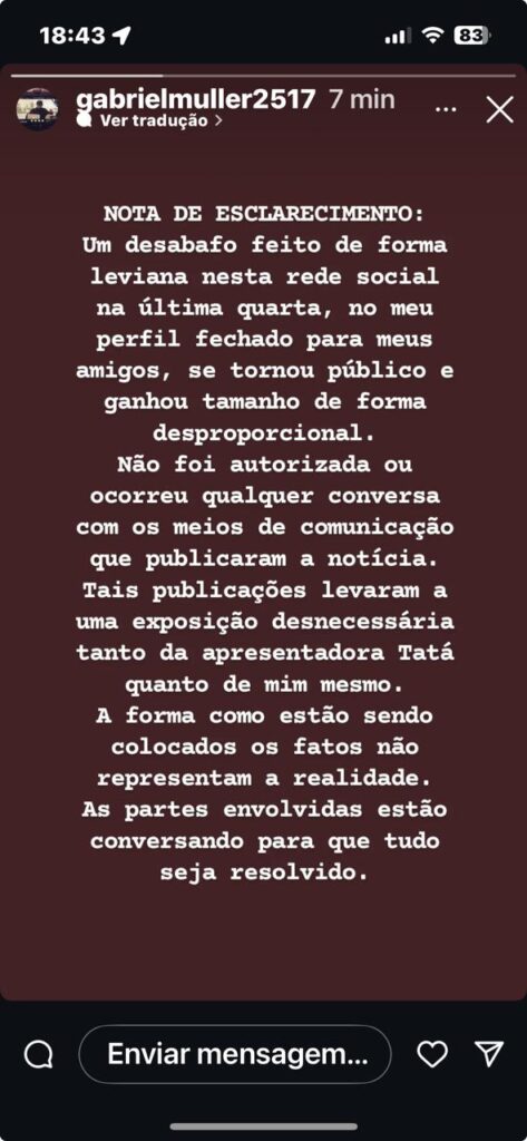 Acusador de Tat&aacute; se retrata: &ldquo;Nunca sofri ass&eacute;dio&rdquo;
