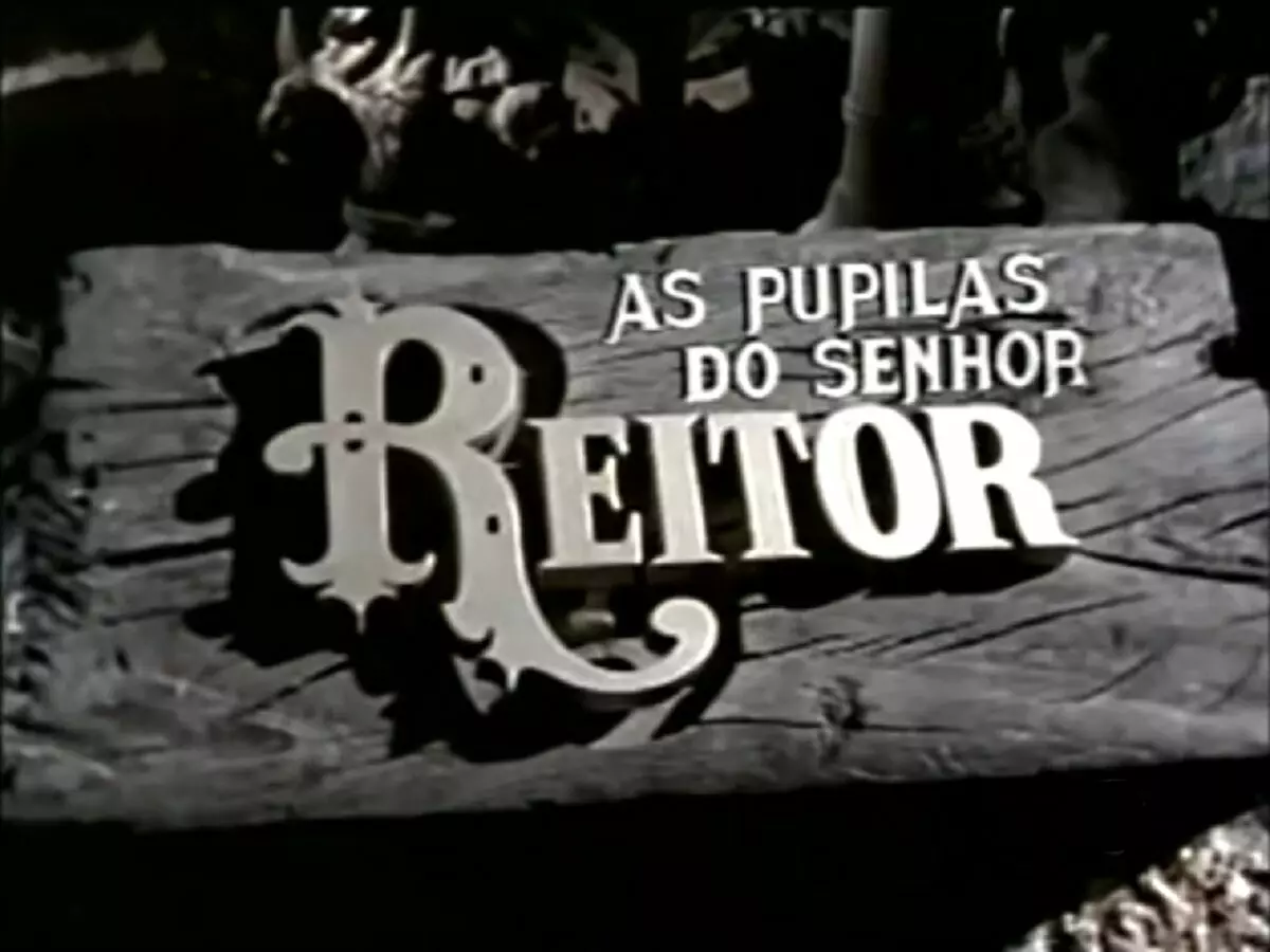 Logotipo da novela As Pupilas do Senhor Reitor, produzida na década de 1990 pelo SBT