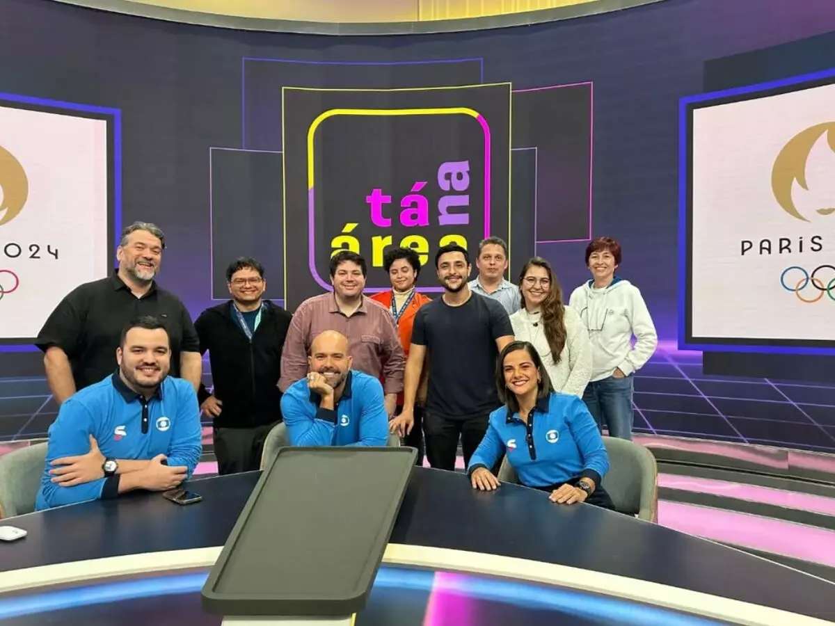 Elenco do programa Tá Na Área Olímpico
