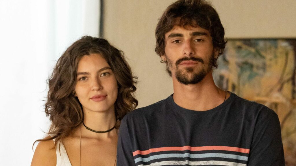 Michele (Alanis Guillen) e Cristiano (Bruno Montaleone)