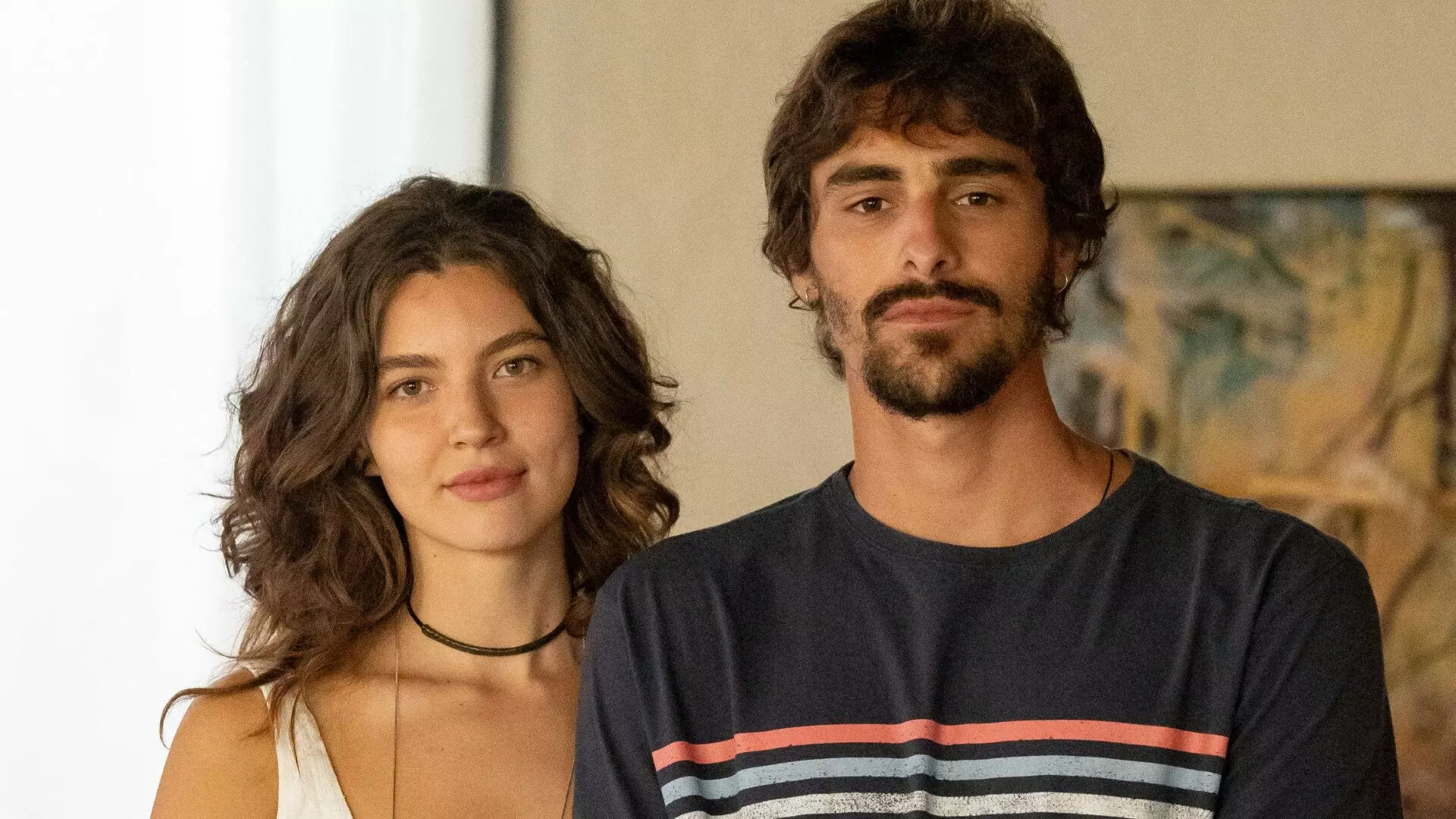 Michele (Alanis Guillen) e Cristiano (Bruno Montaleone)