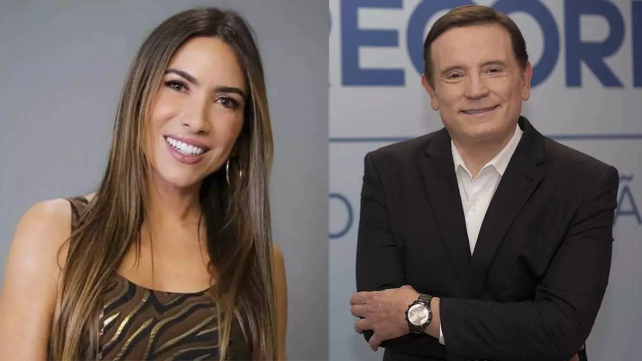 Patricia Abravanel e Roberto Cabrini