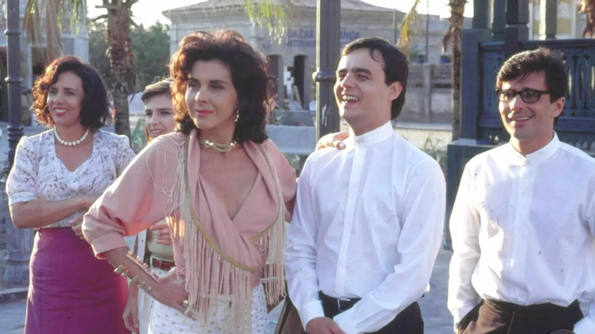 Atores da novela Tieta, reprisada atualmente pela Globo
