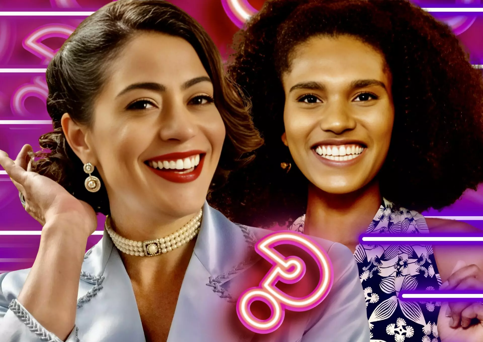 Glorinha e Clarice em Garota do Momento