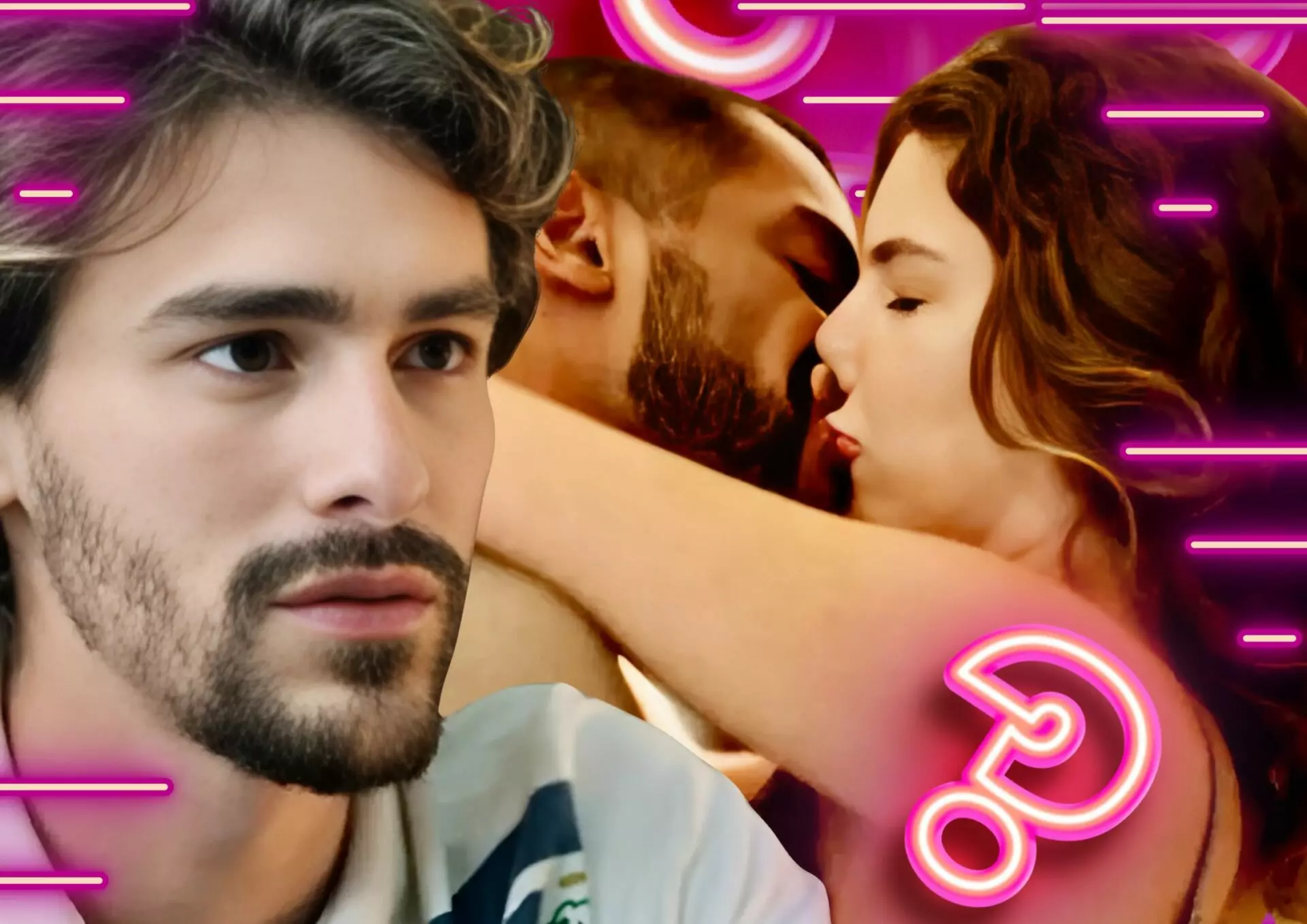 Michele, Daniel e Cristiano em Mania de Você