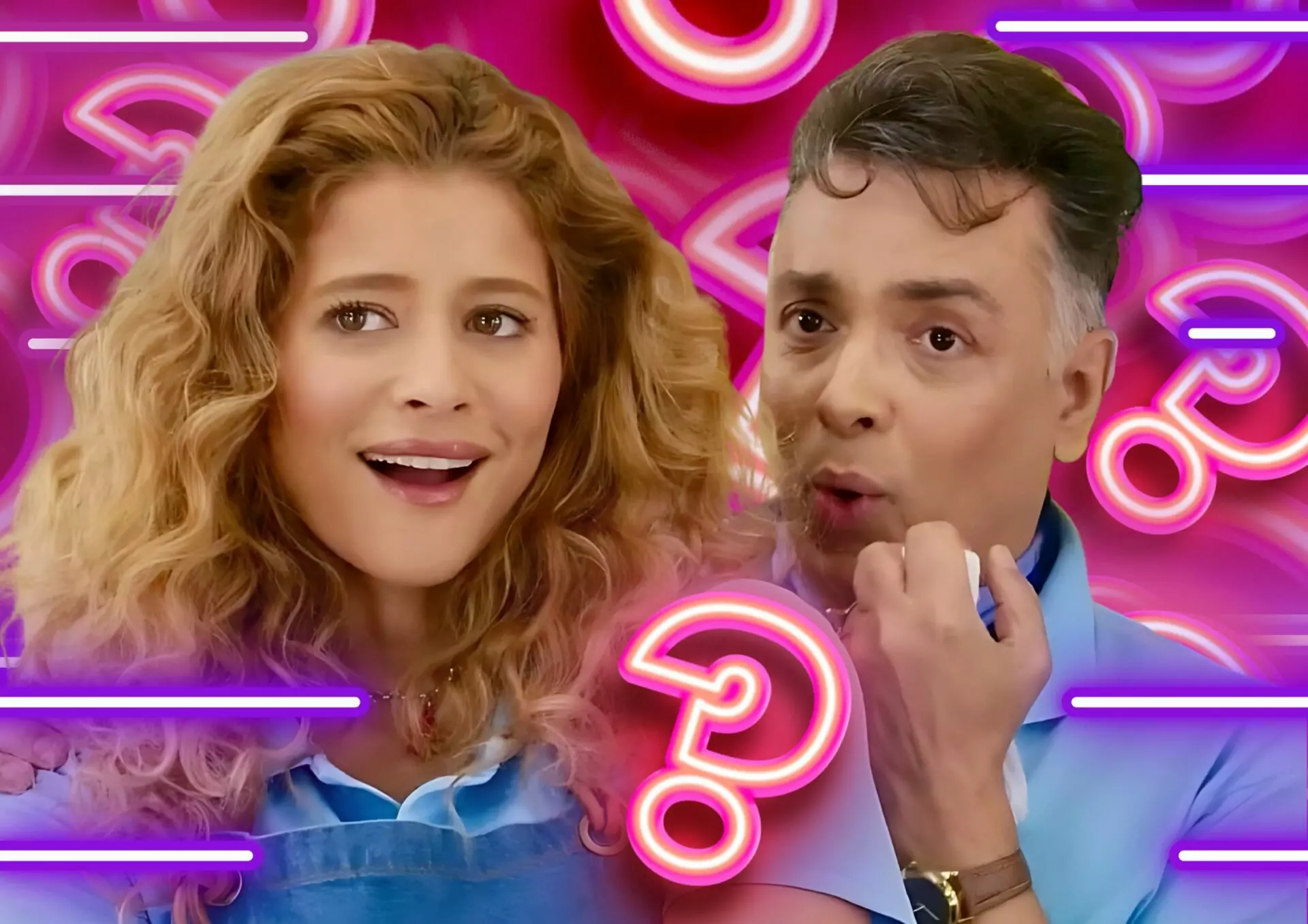 Roxelle (Isadora Cruz) e Gigi (Rodrigo Fagundes)