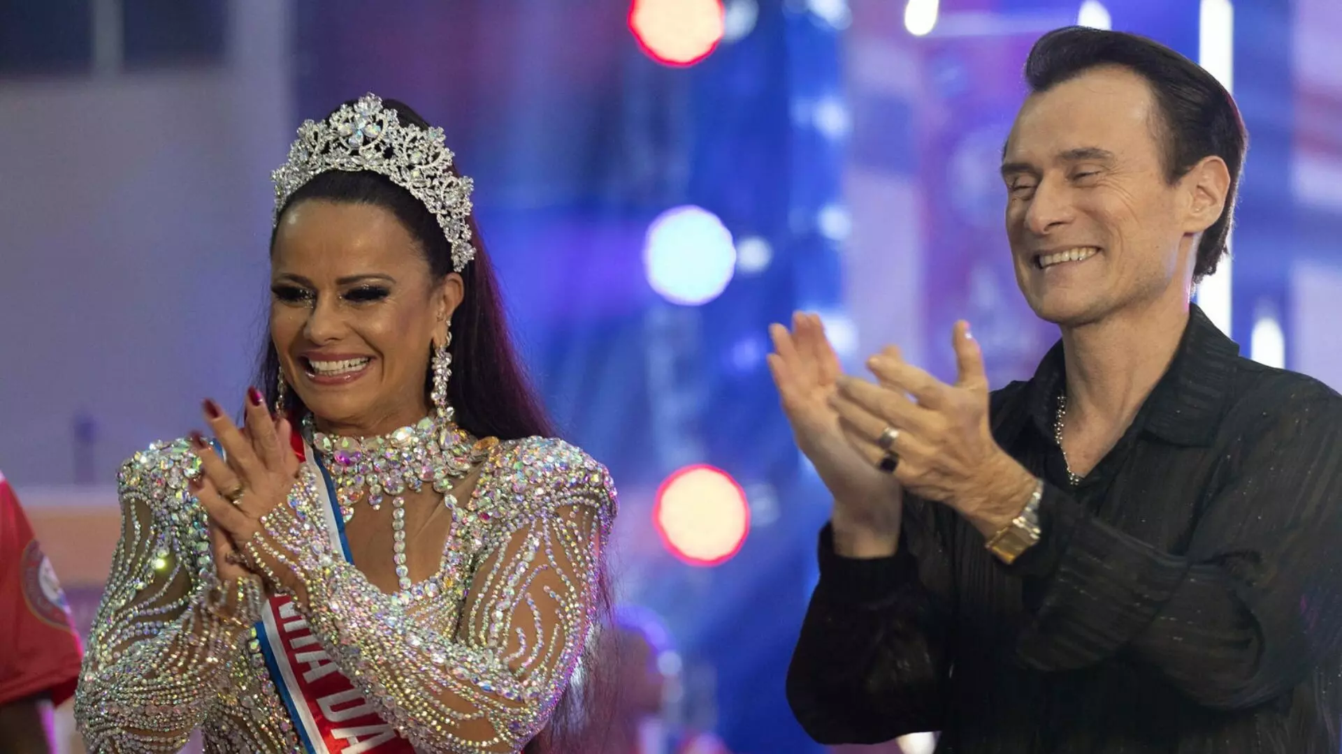 Rosana (Viviane Araújo) e Gerson (Enrique Diaz)