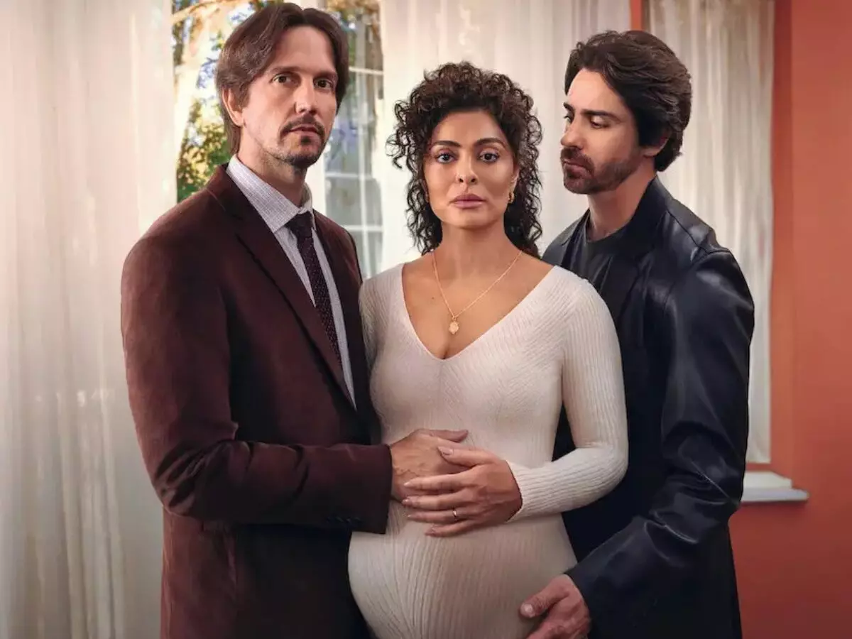 Vladimir Brichta, Juliana Paes e Felipe Abib em Pedaço de Mim