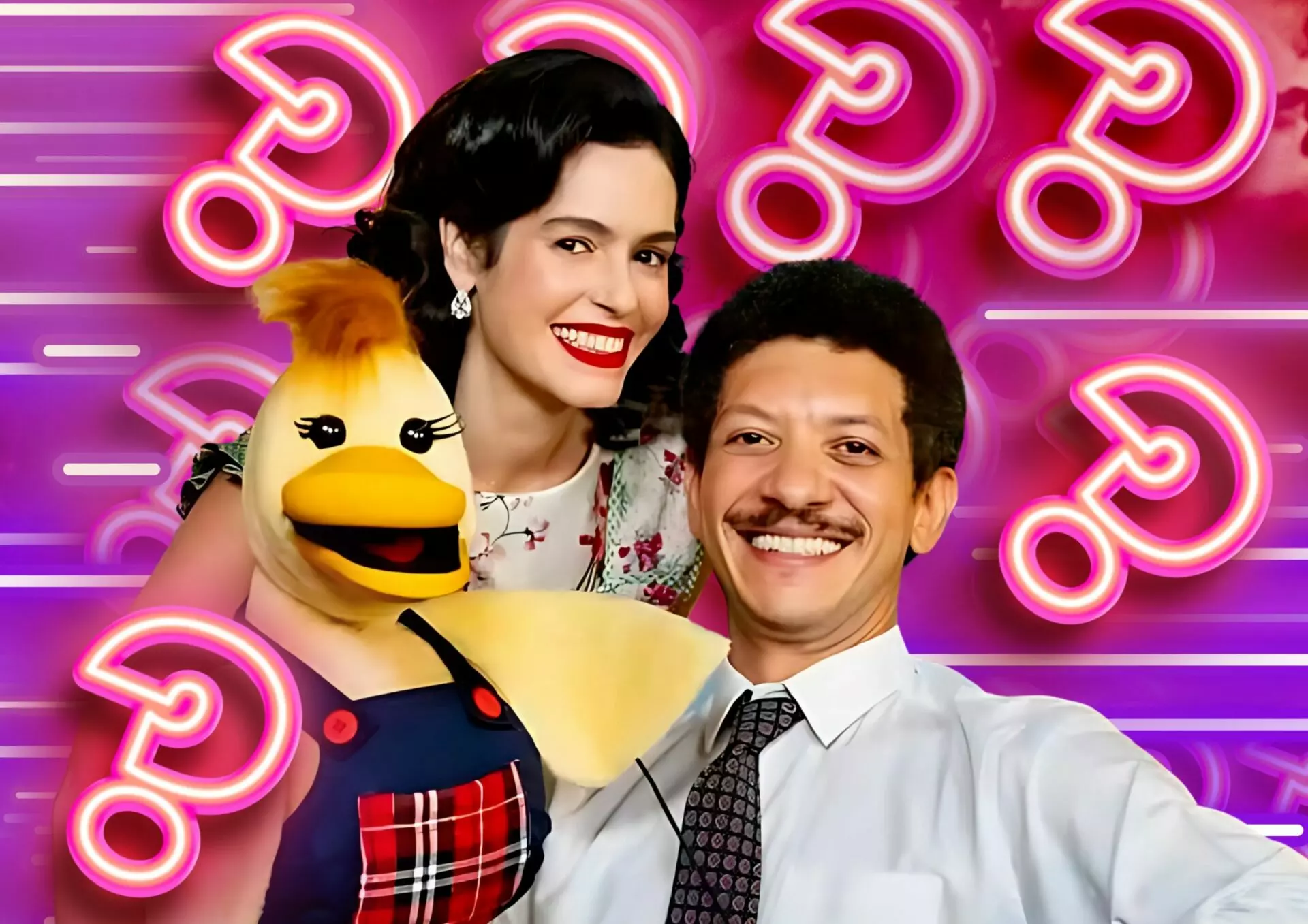 Anita (Maria Flor) e Sérgio (Sérgio Kauffmann) em Garota do Momento