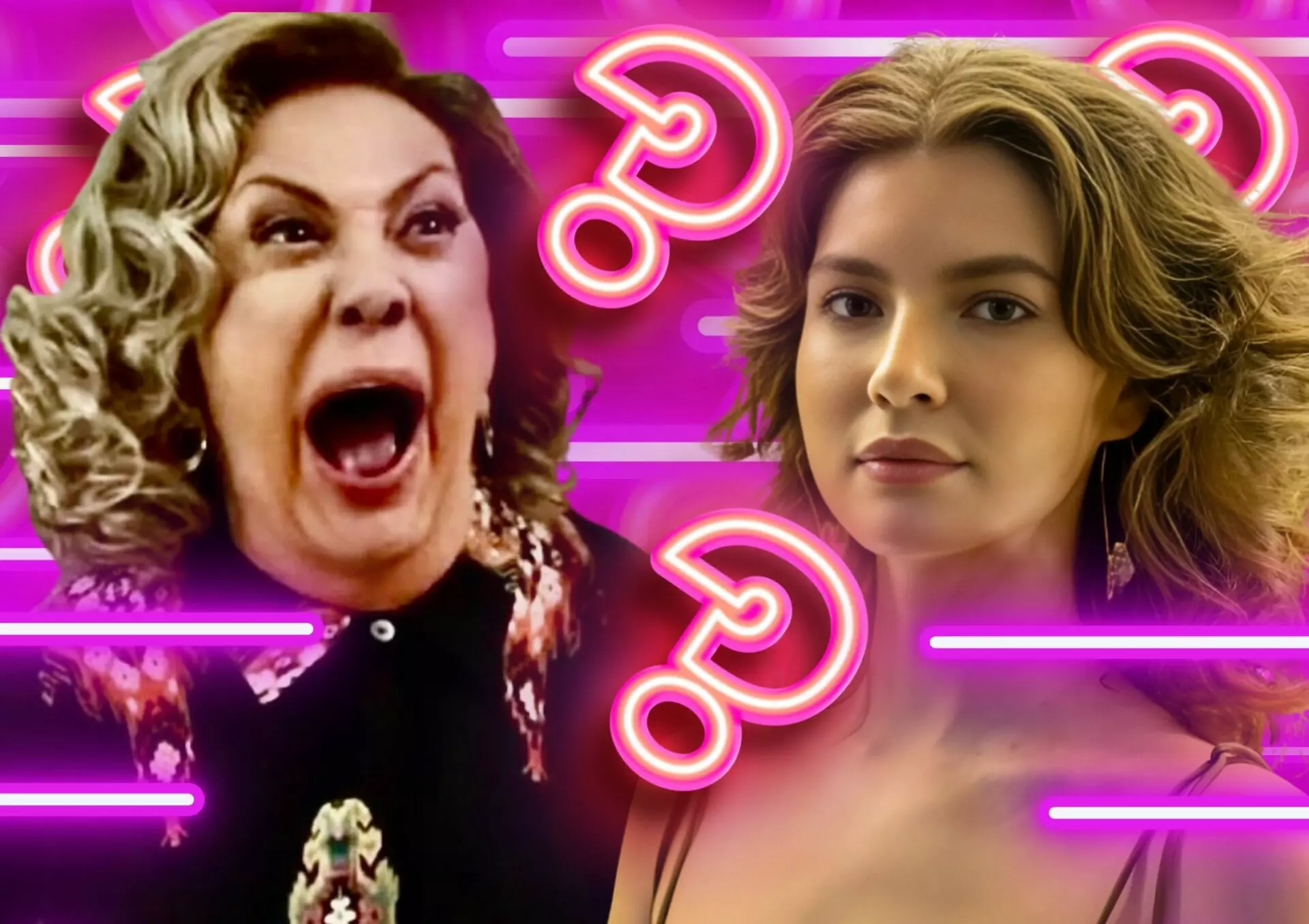 Berta e Michele em Mania de Você