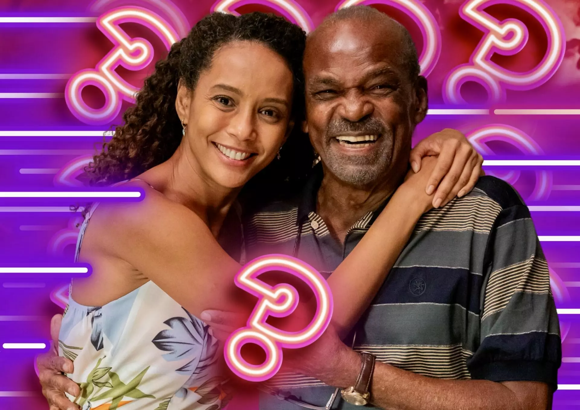 Raquel (Taís Araújo) e Salvador (Antonio Pitanga) em Vale Tudo