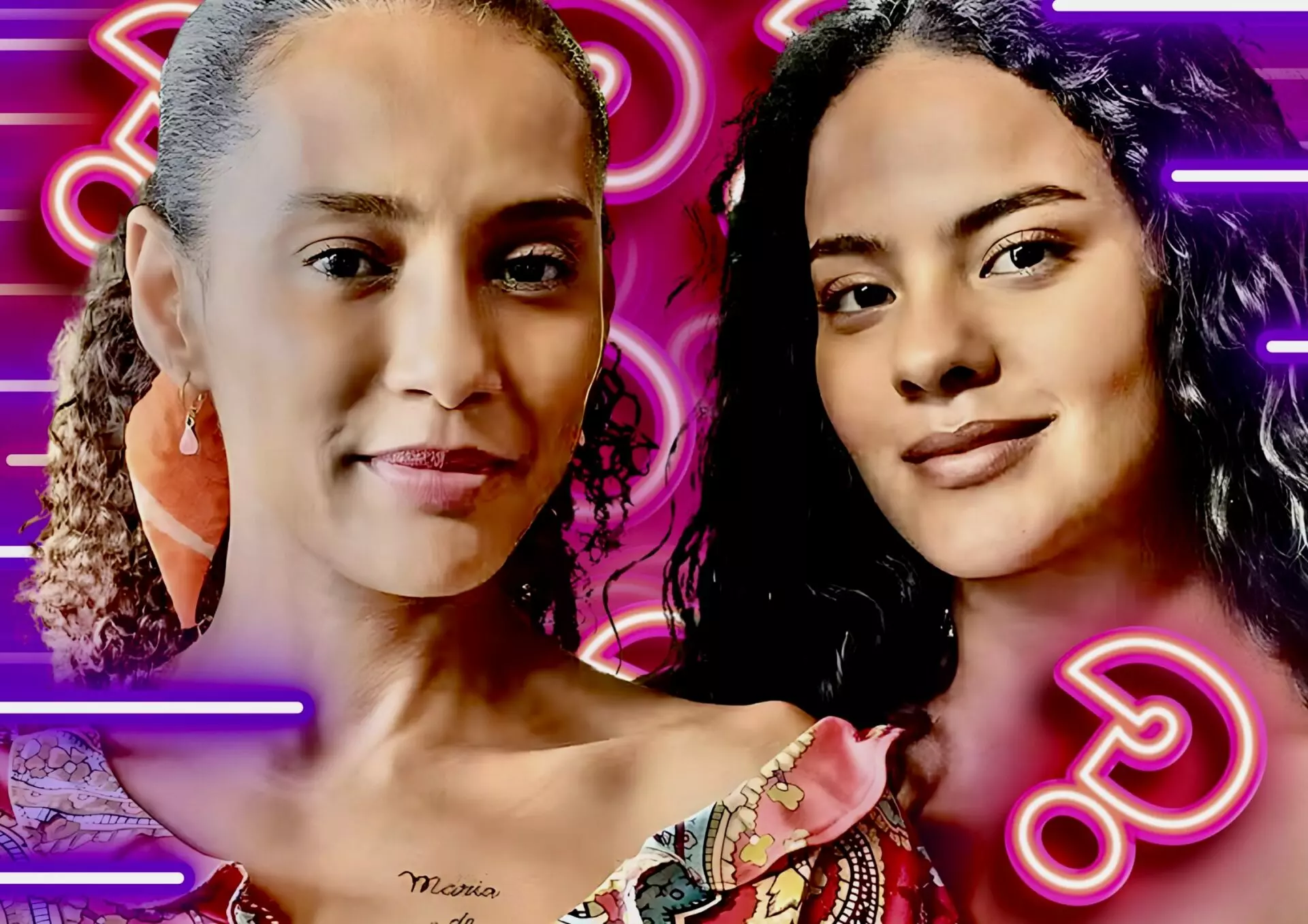 Raquel e Maria de Fátima em Vale Tudo