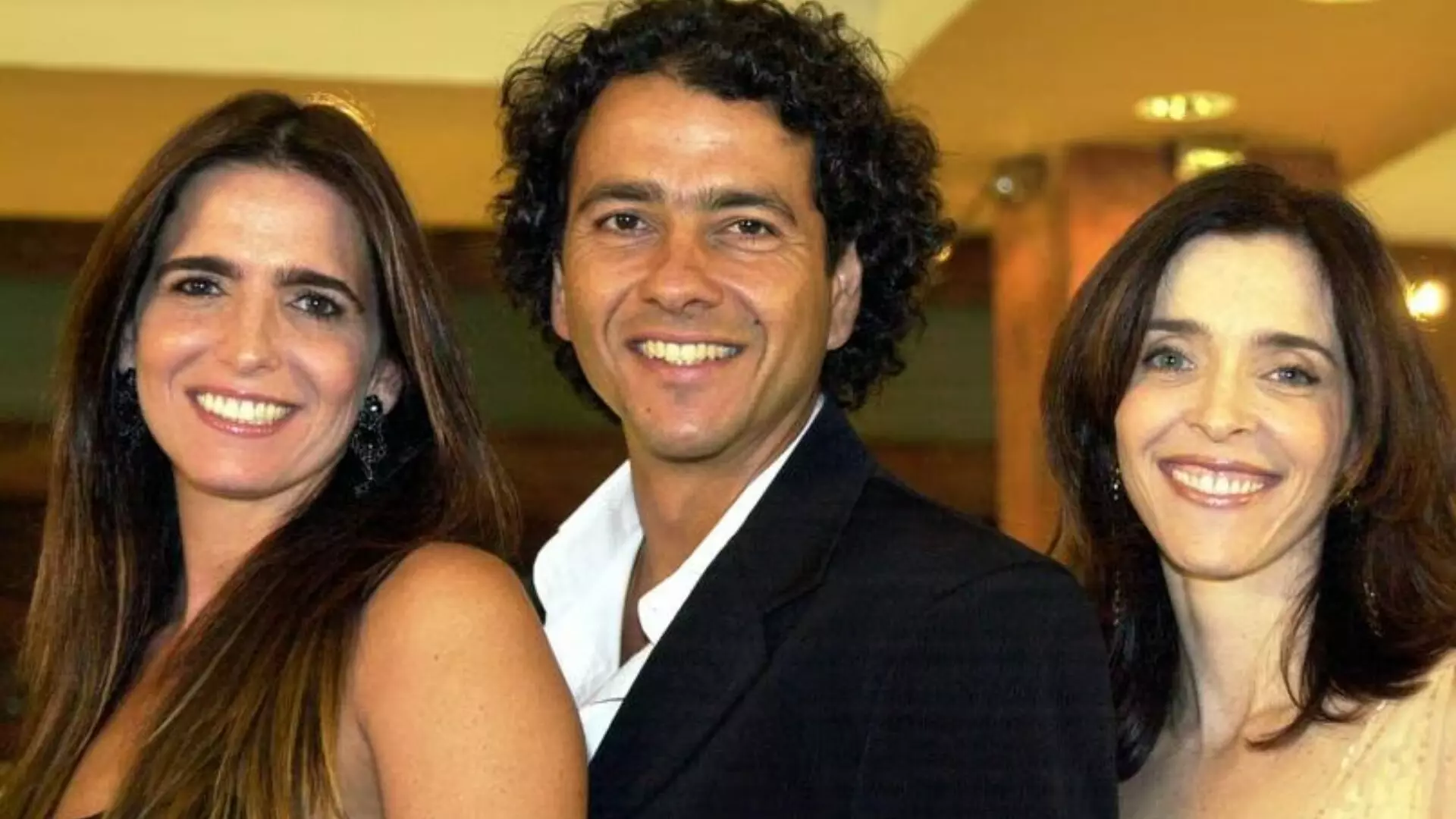 Malu Mader, Marcos Palmeira e Deborah Evelyn