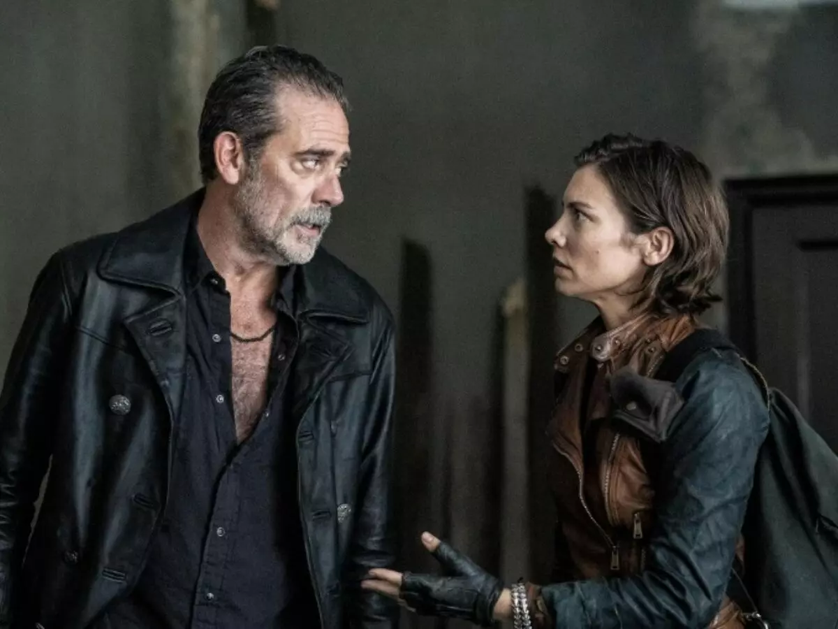 Negan (Jeffrey Dean Morgan) e Maggie (Lauren Cohan) em The Walking Dead: Dead City