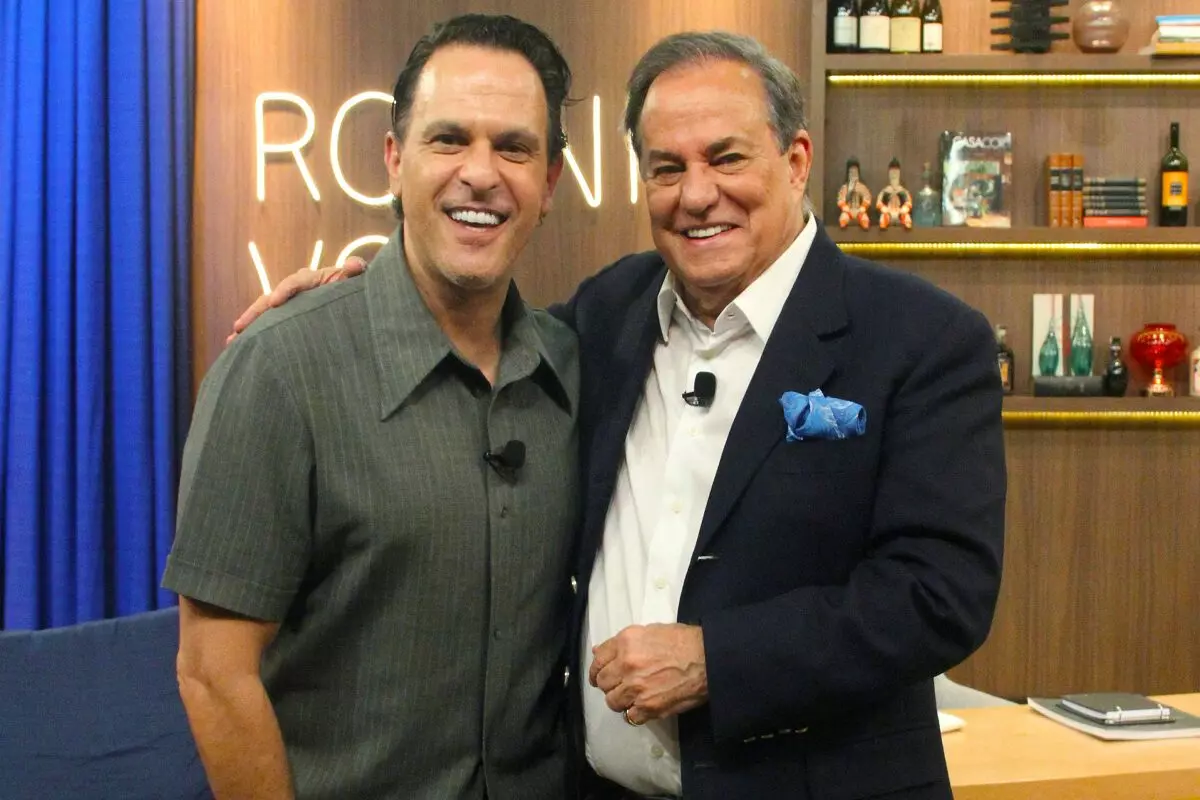 João Marcello Bôscoli e Ronnie Von no Companhia Certa