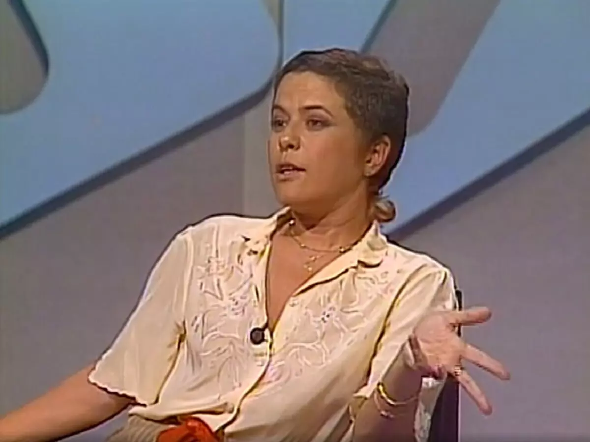 Elis Regina no programa Jogo da Verdade, da TV Cultura
