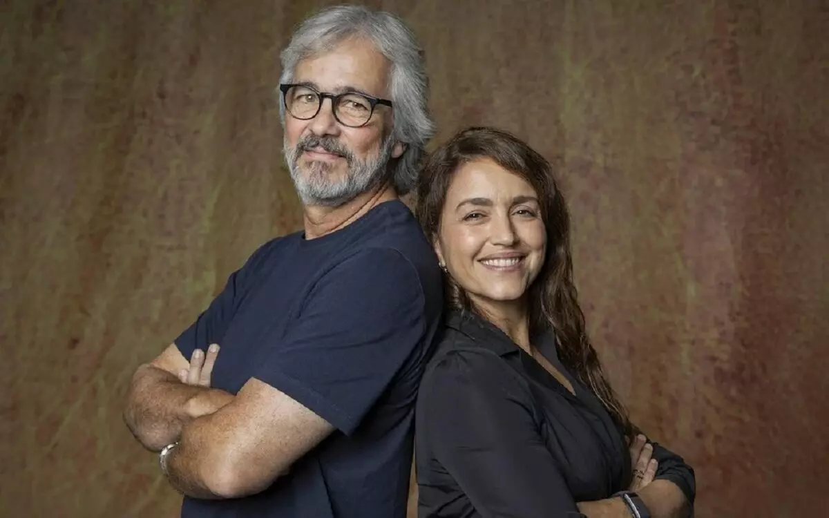 Paulo Silvestrini e Manuela Dias, respectivamente diretor artístico e autora do remake de Vale Tudo