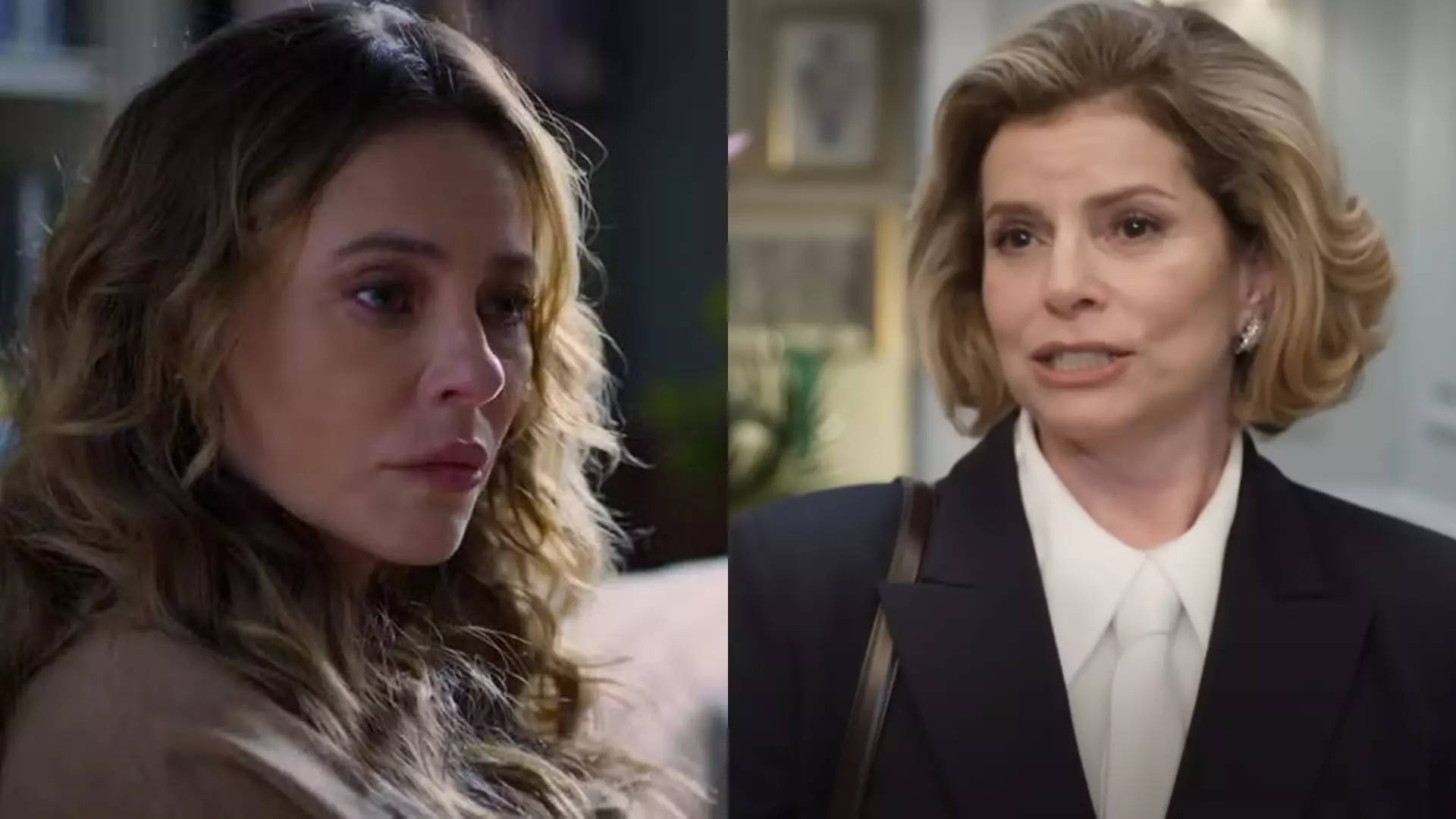 Heleninha (Paolla Oliveira) e Odete (Débora Bloch) de Vale Tudo