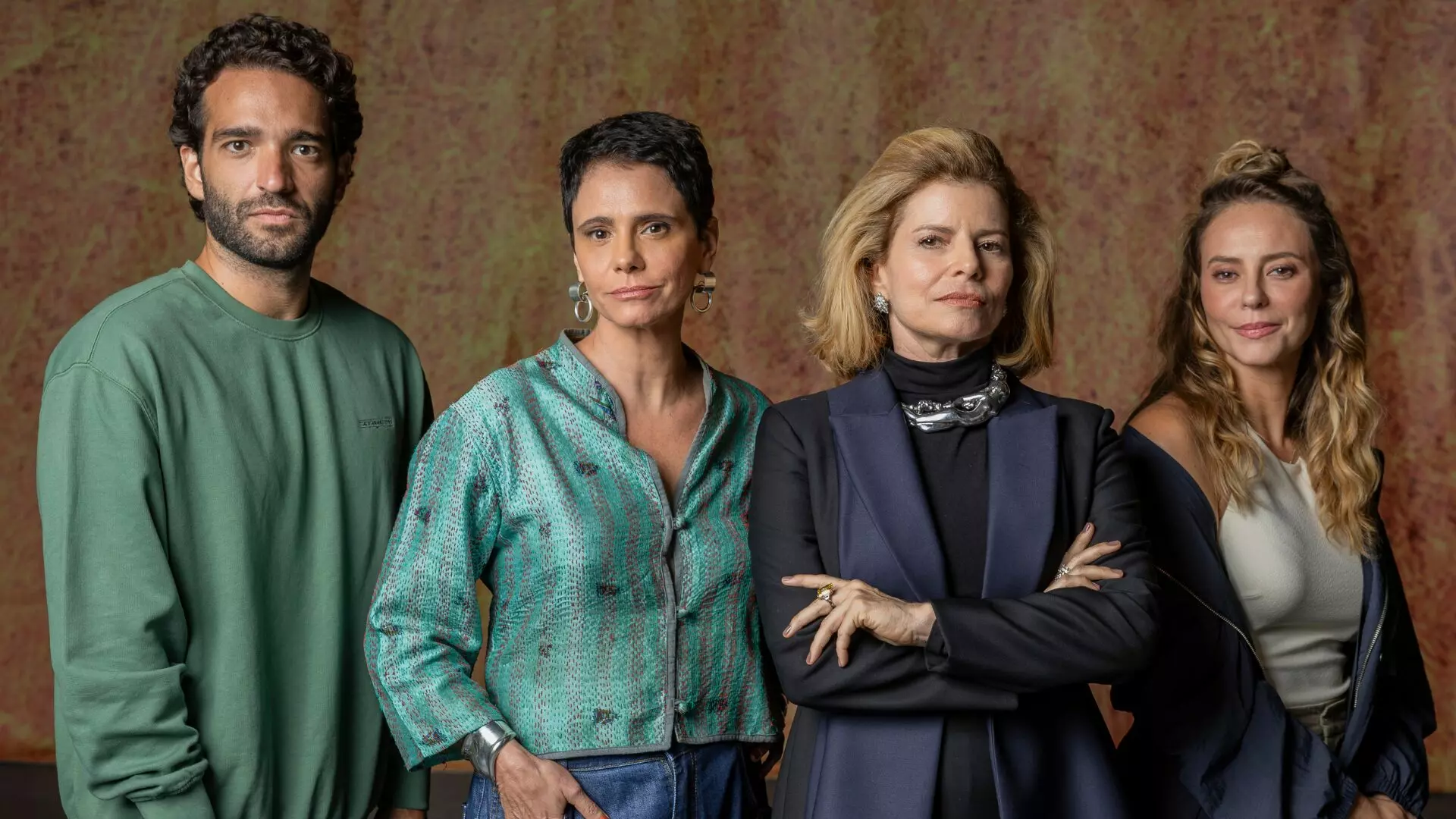 Odete (Débora Bloch) e sua família em Vale Tudo