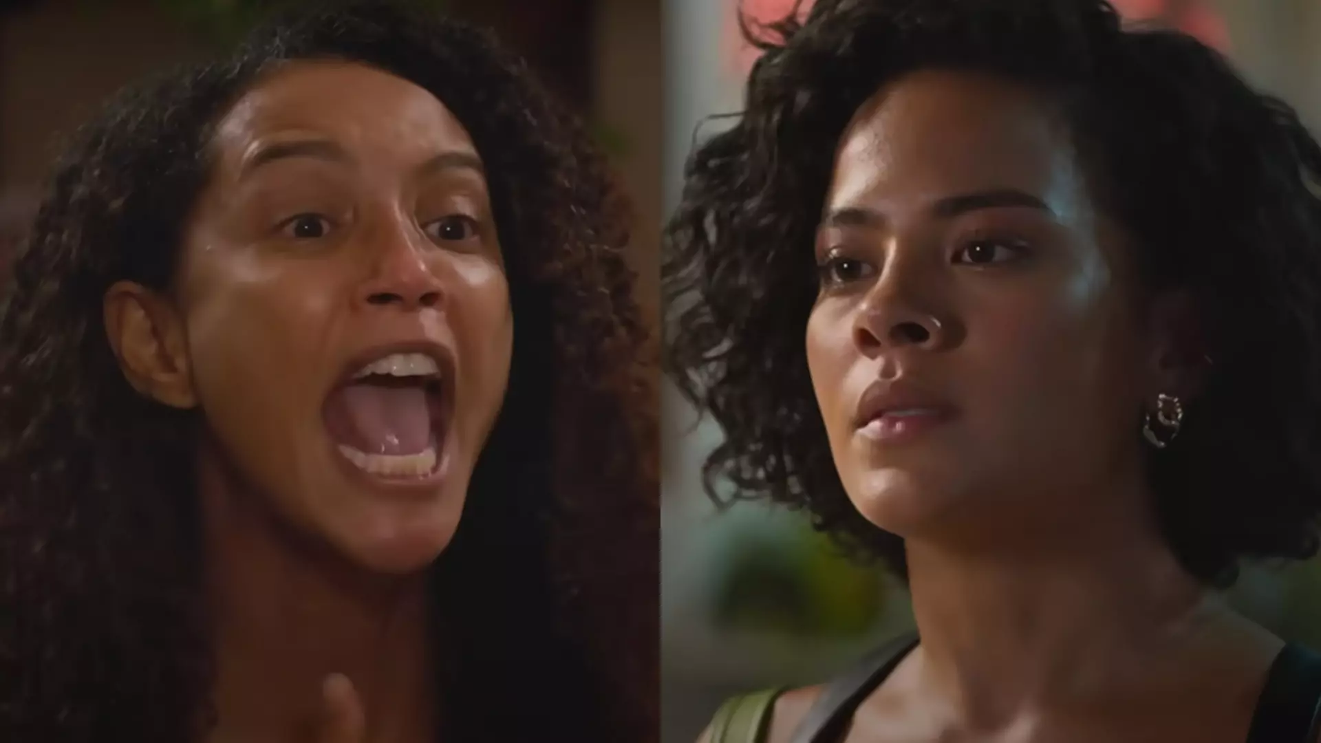 Raquel (Taís Araujo) e Fátima (Bella Campos) de Vale Tudo