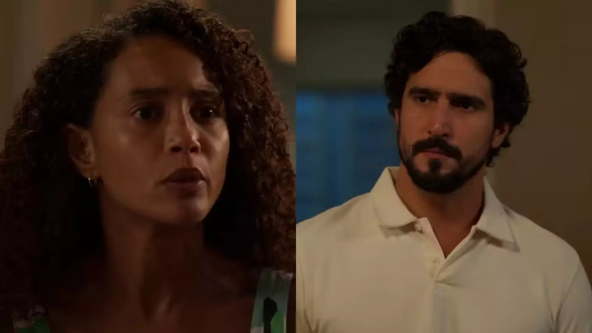 Raquel (Taís Araujo) e Ivan (Renato Góes) de Vale Tudo