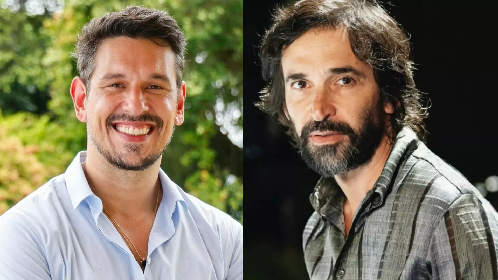 Renato (João Vicente Castro) e Rubinho (Julio Andrade) em Vale Tudo