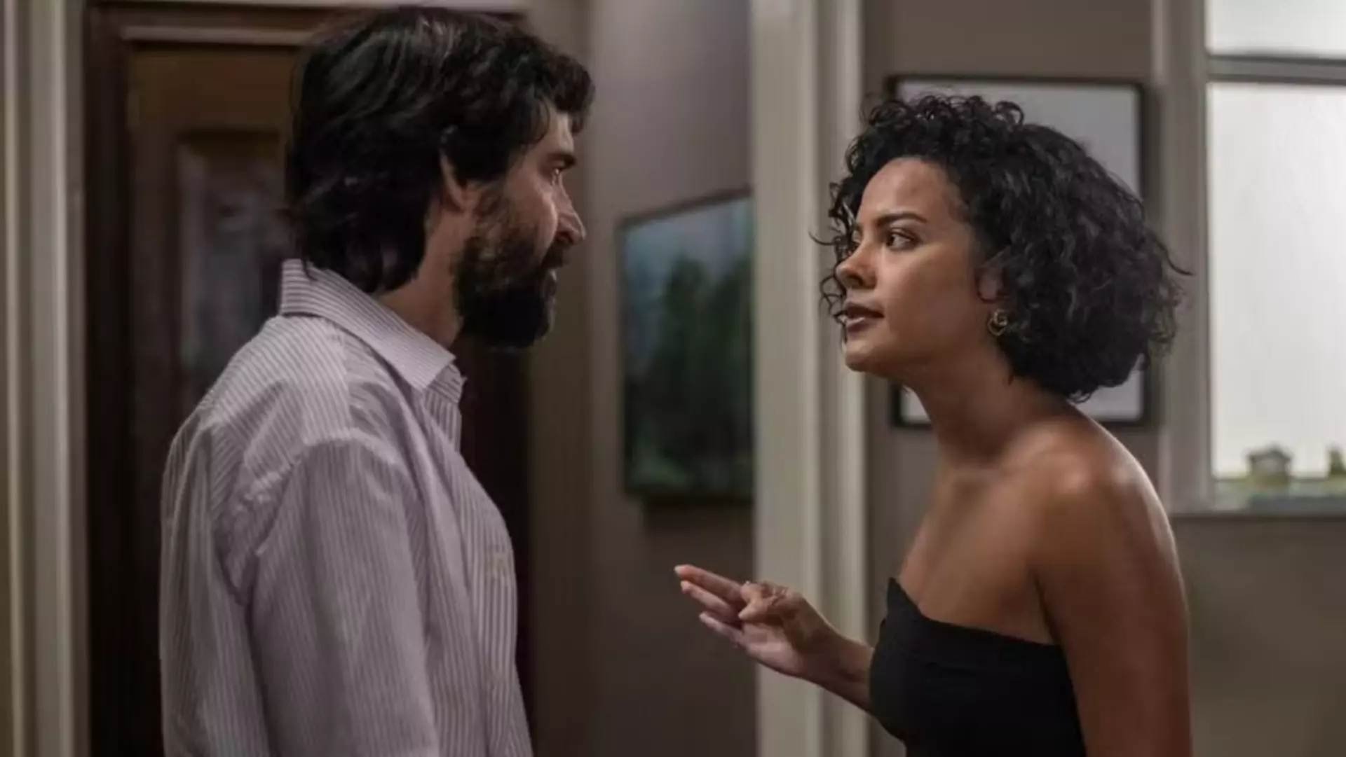 Rubinho (Julio Andrade) e Maria de Fátima (Bella Campos) de Vale Tudo