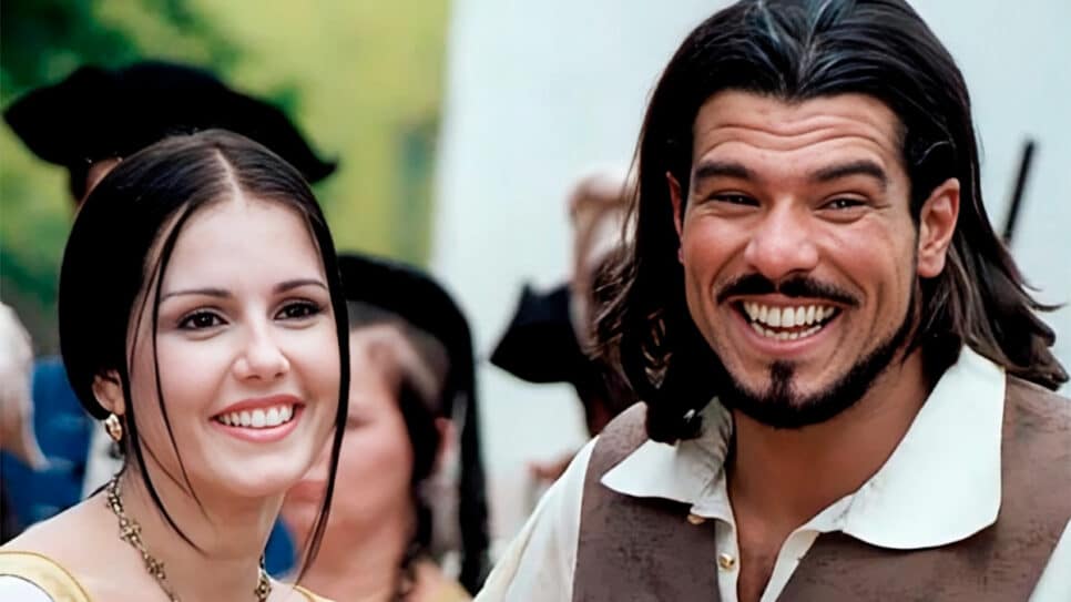 Deborah Secco e Mauricio Mattar em A Padroeira