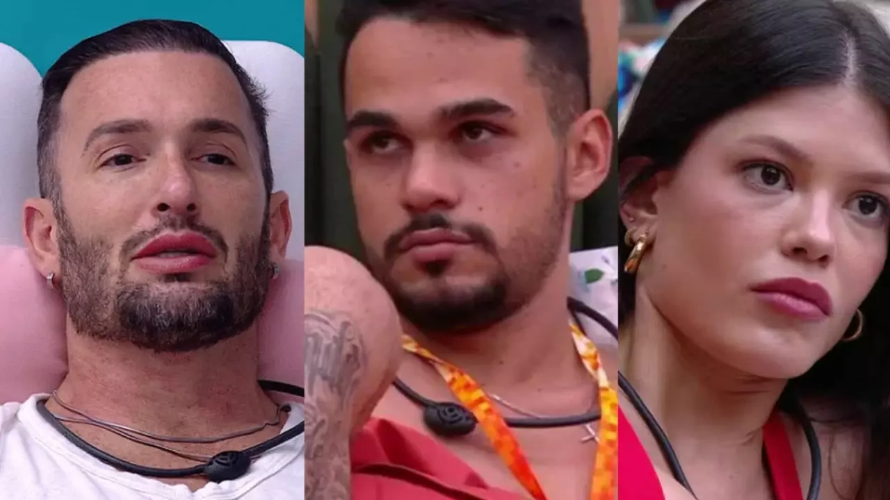 Diego Hipólyto, João Pedro e Vitória Strada