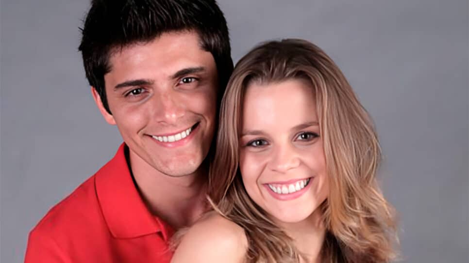 Bruno Gissoni e Daniela Carvalho em Malhação