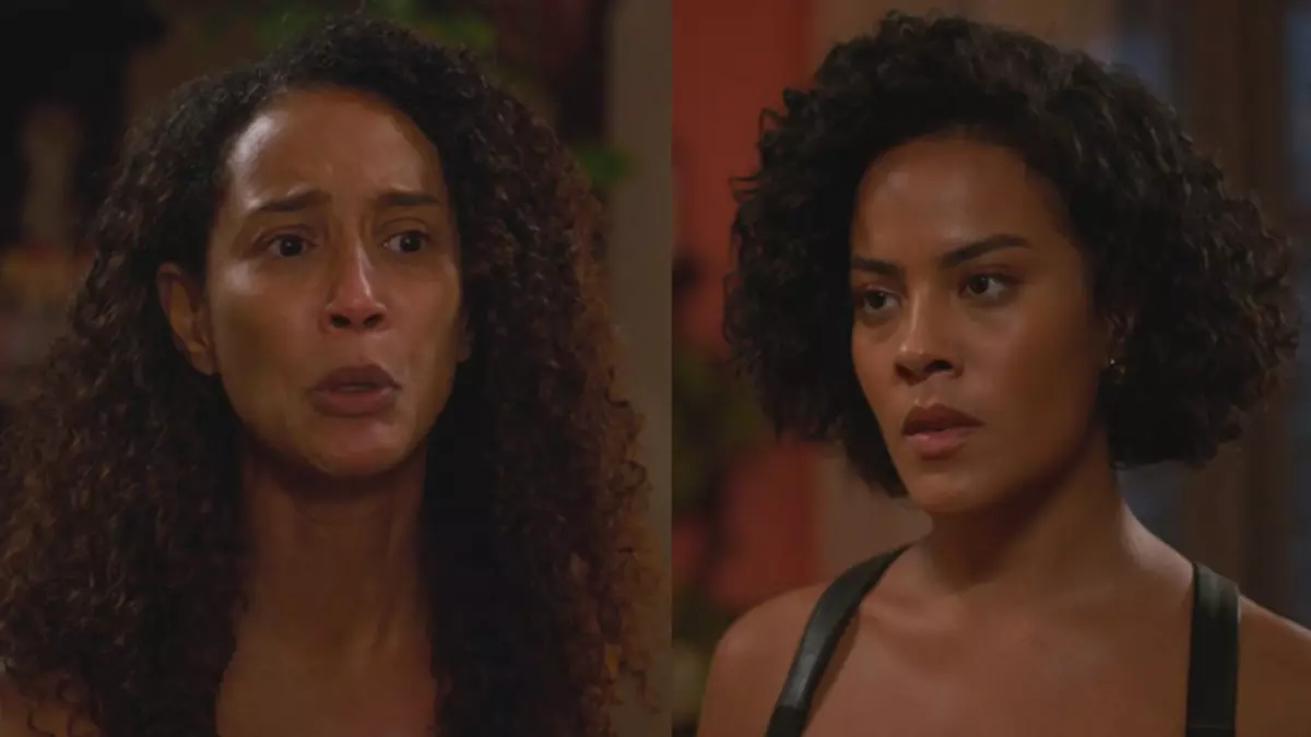 Raquel (Taís Araujo) e Maria de Fátima (Bella Campos) de Vale Tudo