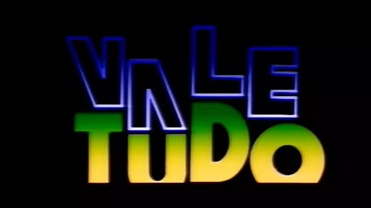 Logotipo da novela Vale Tudo (1988), da TV Globo