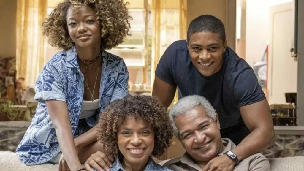 A família de Marlon (Humberto Morais) em Dona de Mim