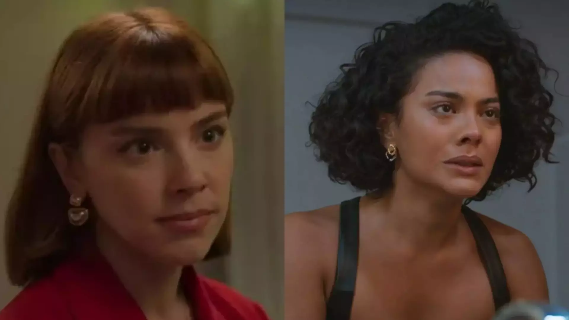 Solange (Alice Wegmann) e Fátima (Bella Campos) de Vale Tudo