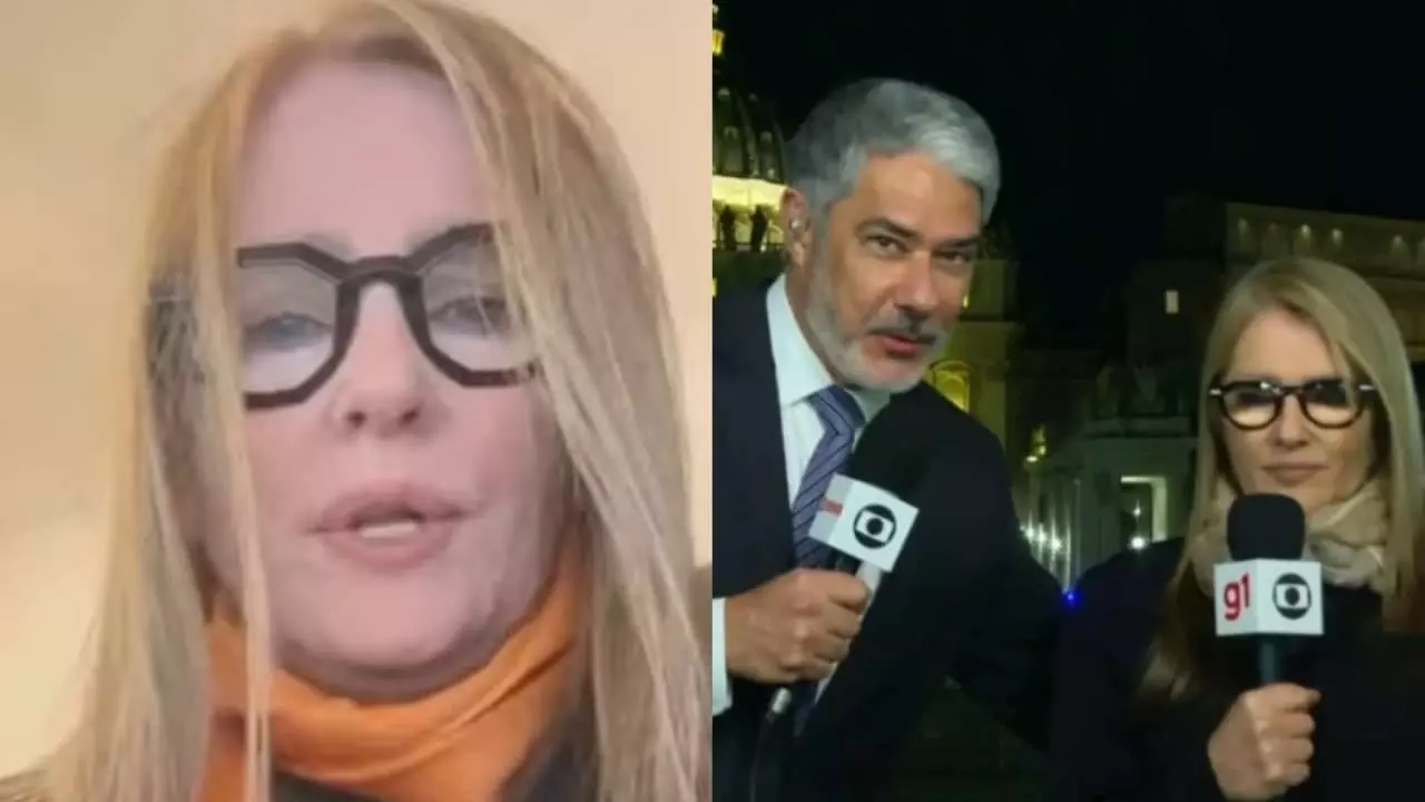 Ilze Scamparini e William Bonner