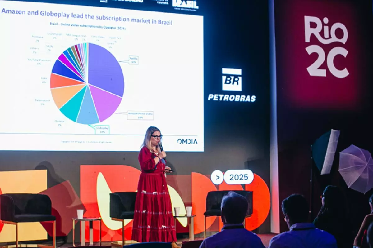 Maria Rúa Aguete em painel da Rio2C