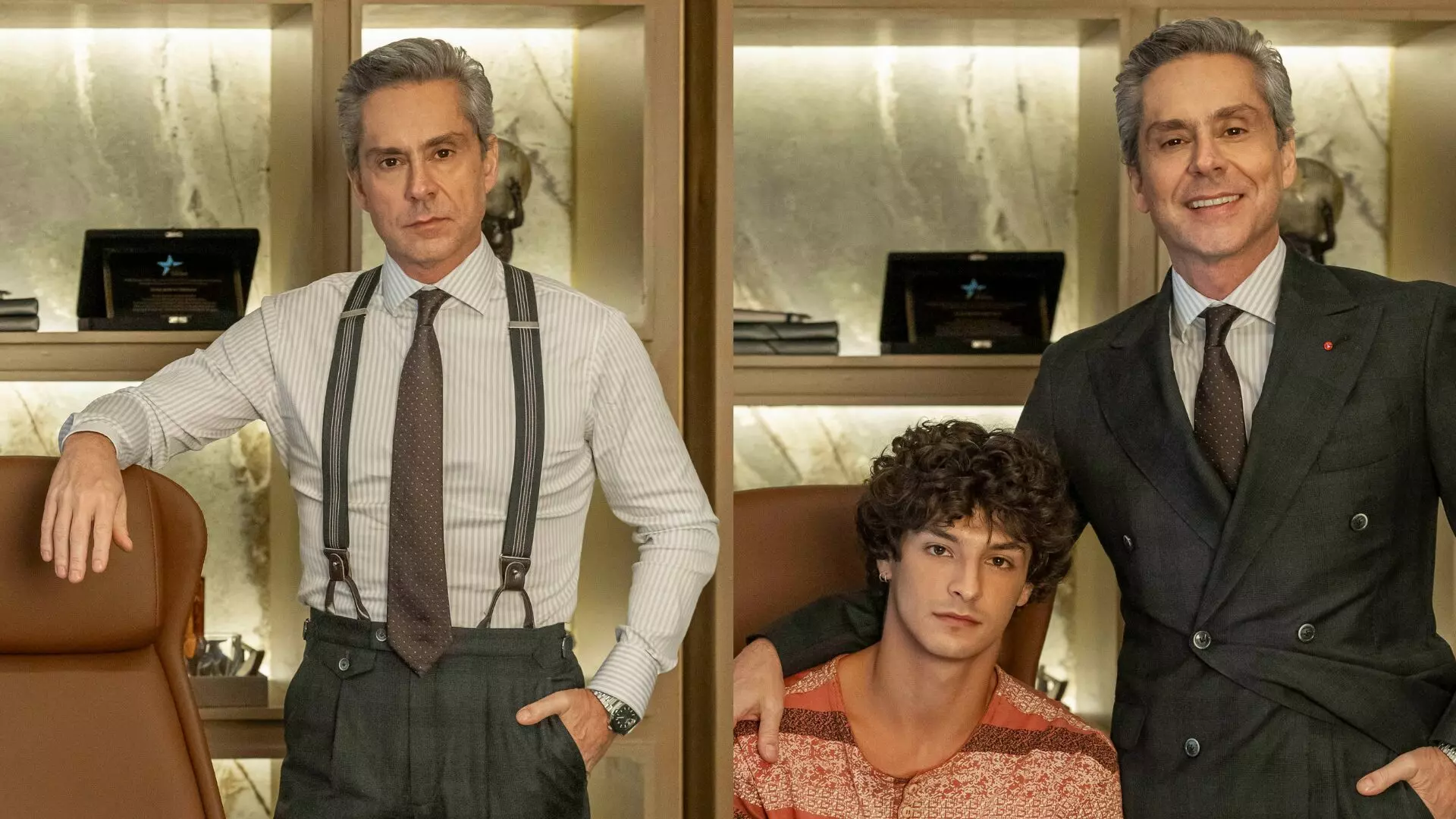 Marco Aurélio (Alexandre Nero) e Tiago (Pedro Waddington)