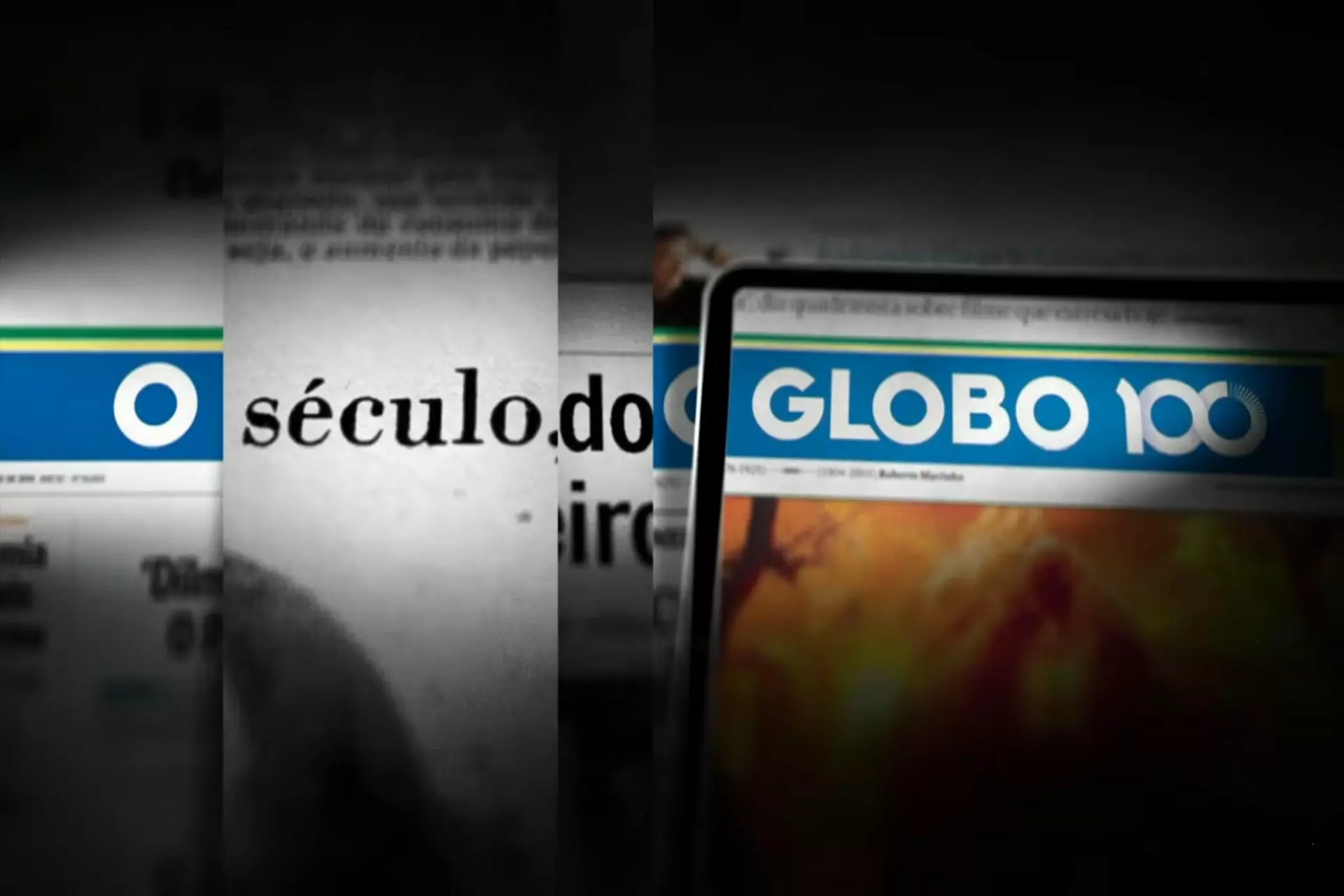 Logotipo do documentário O Século do Globo