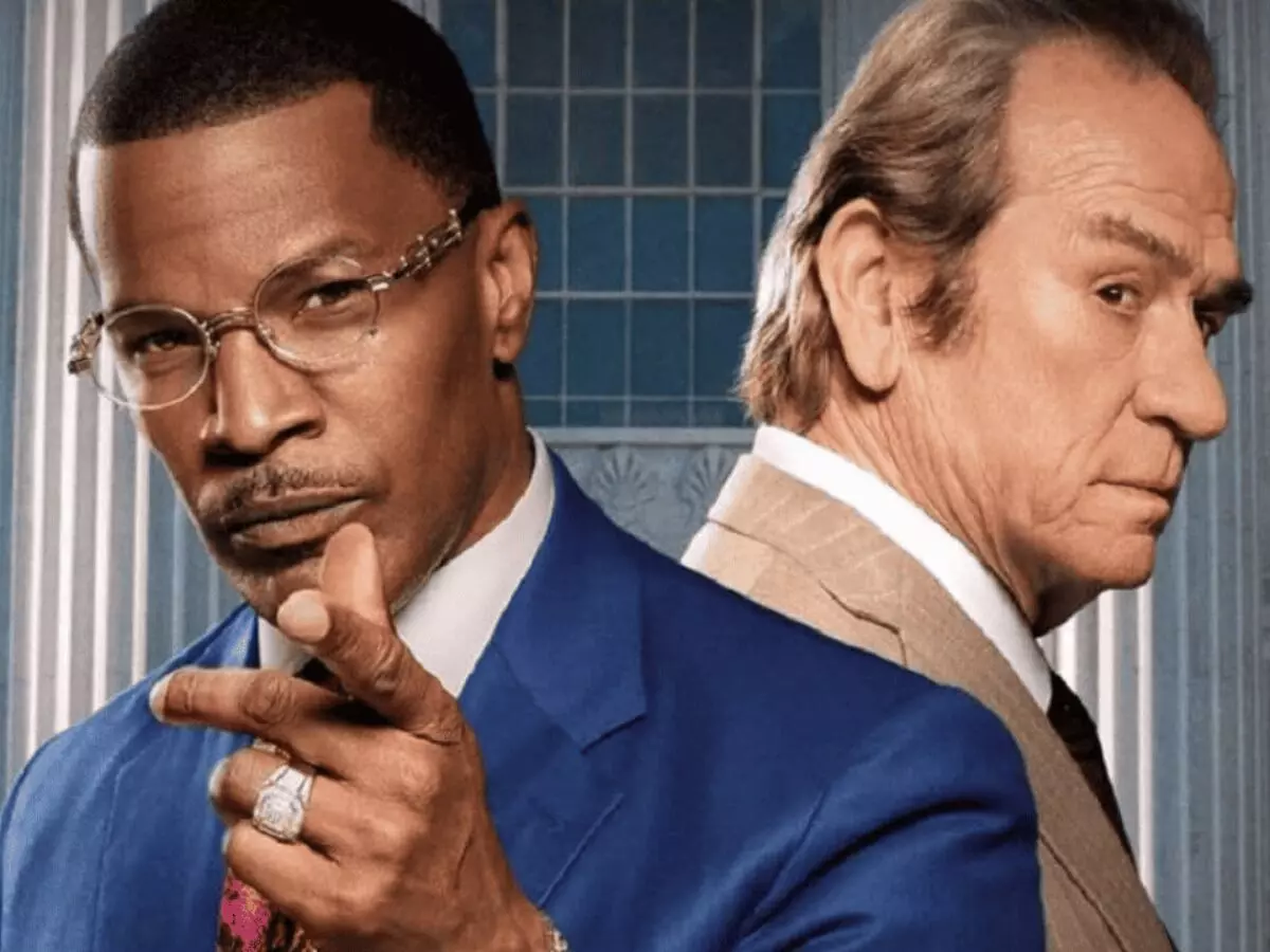 Caso real leva Jamie Foxx e Tommy Lee Jones a confronto contra corporação funerária