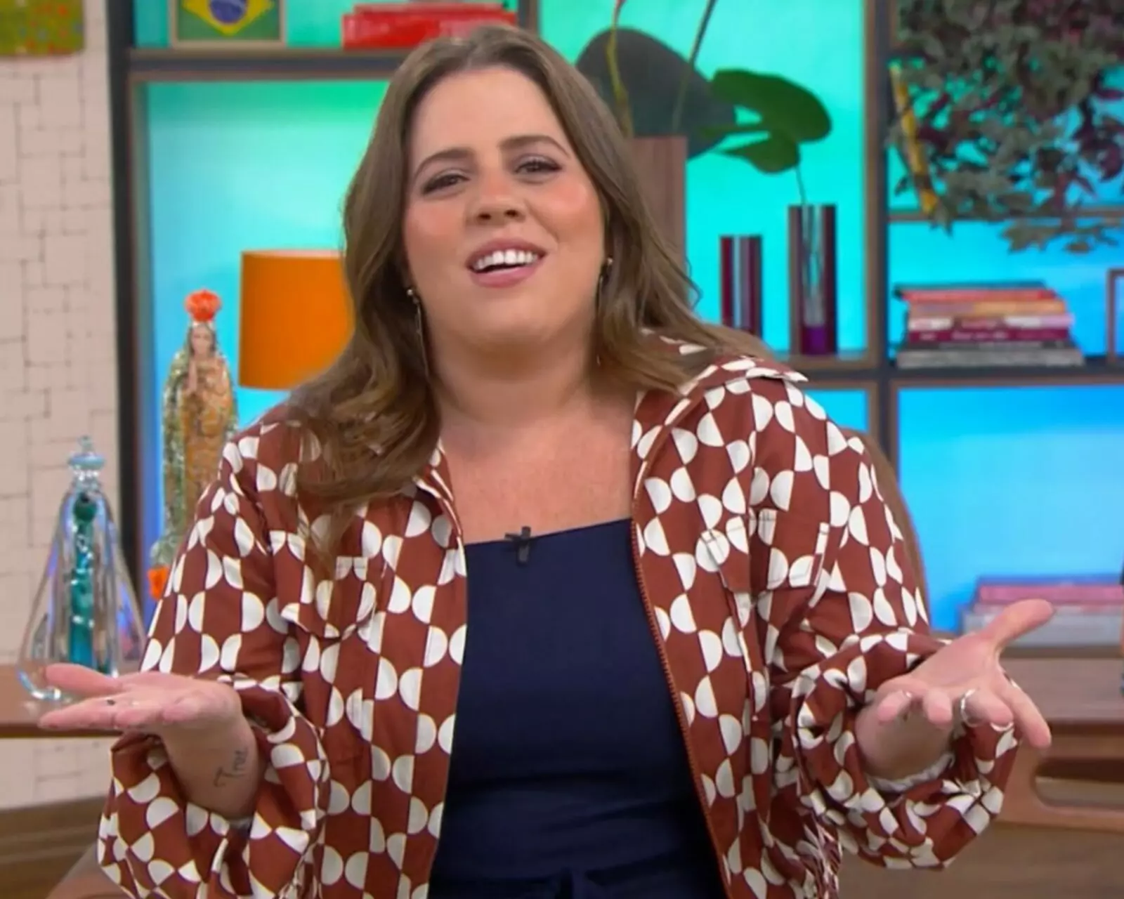 Tati Machado no Mais Você