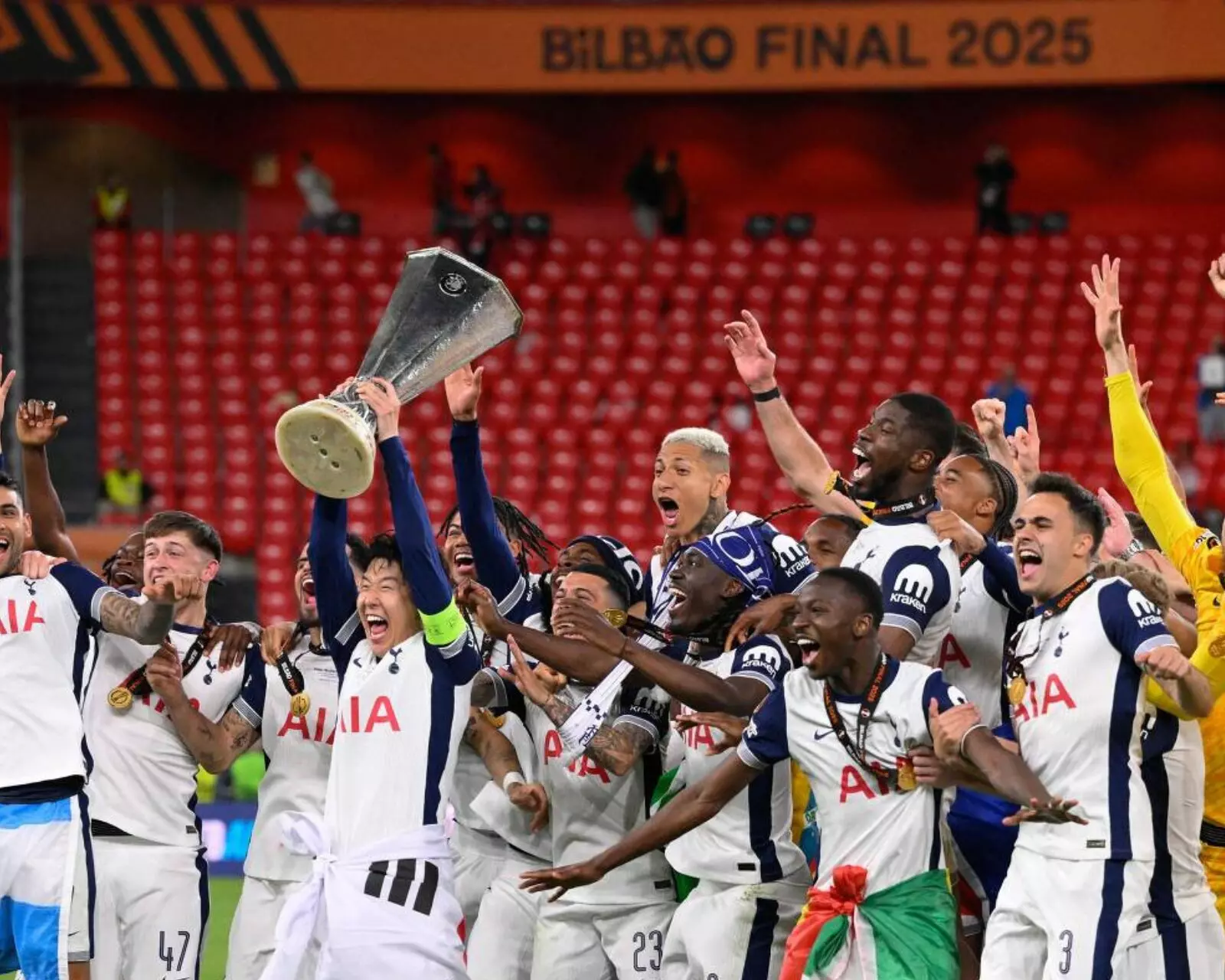Tottenham foi o último campeão da Uefa Europa League
