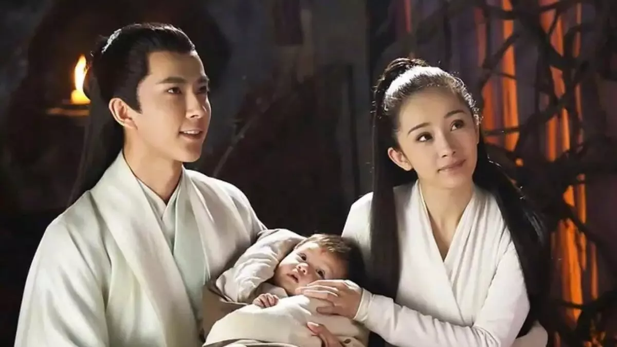 Yu Menglong e Yang Mi em cena de Amor Eterno